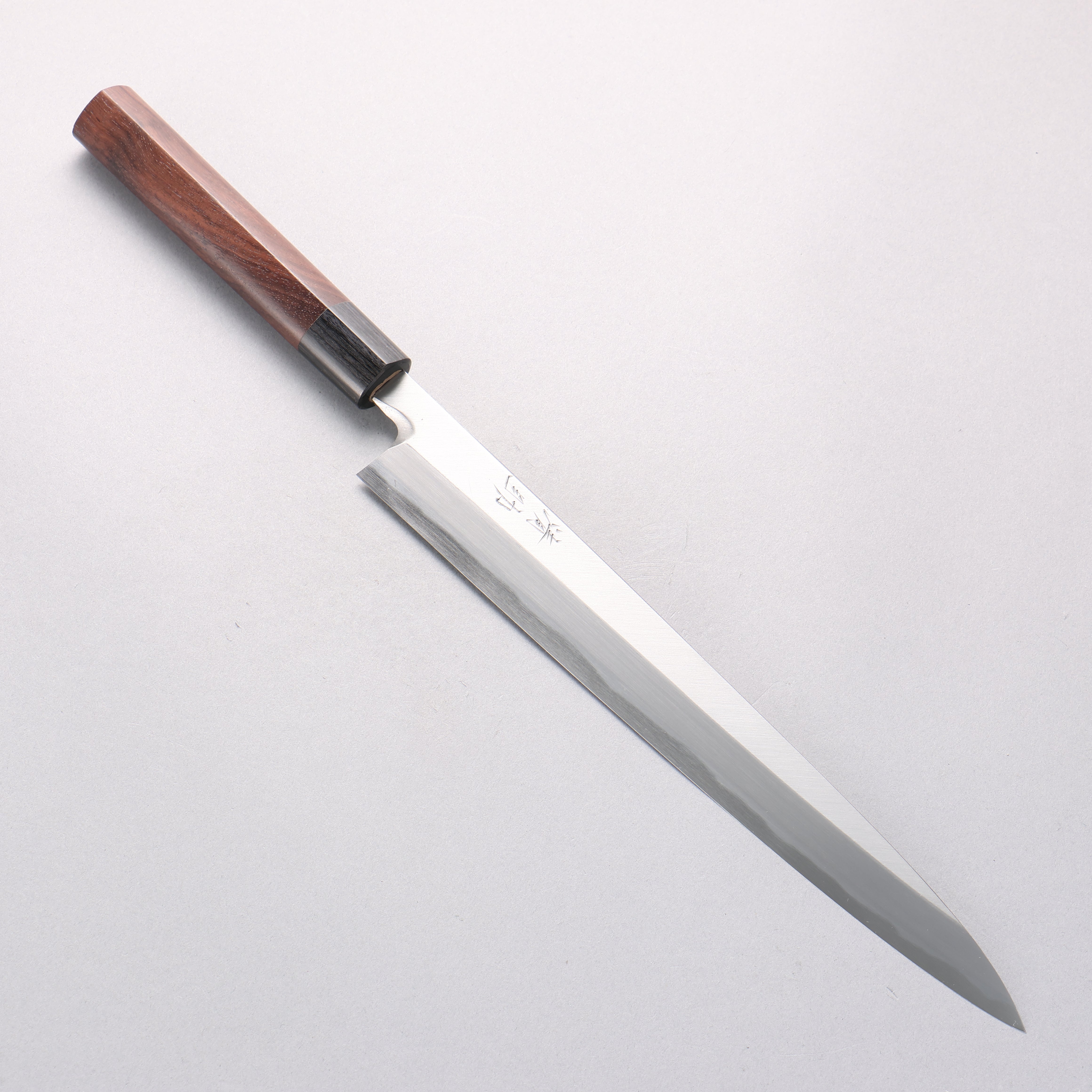 Seisuke Blue Steel Kasumitogi Yanagiba 270mm Rosewood Handle - Seisuke Knife