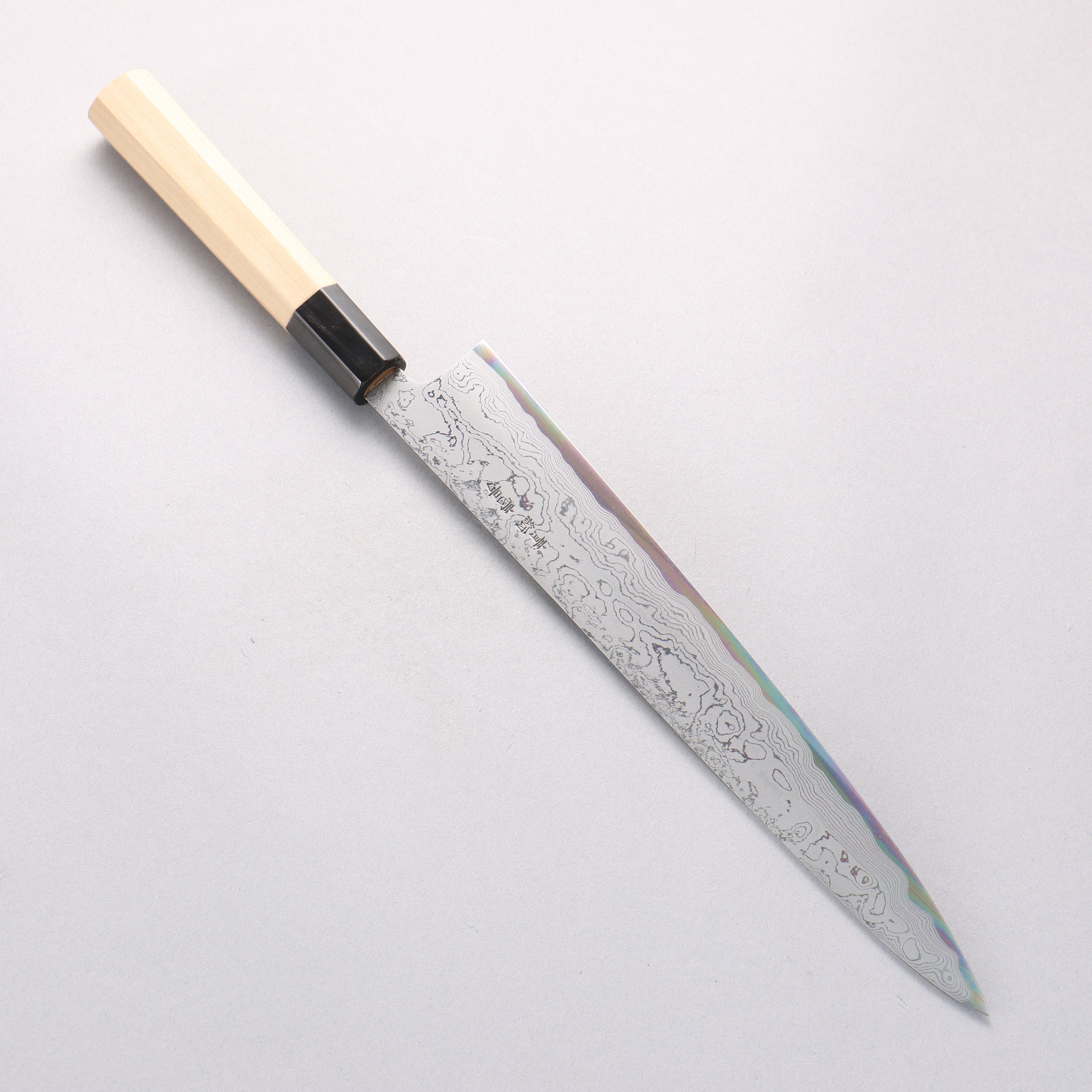 Kikumori Blue Steel No.1 Damascus Sujihiki 270mm with Magnolia Handle - Seisuke Knife
