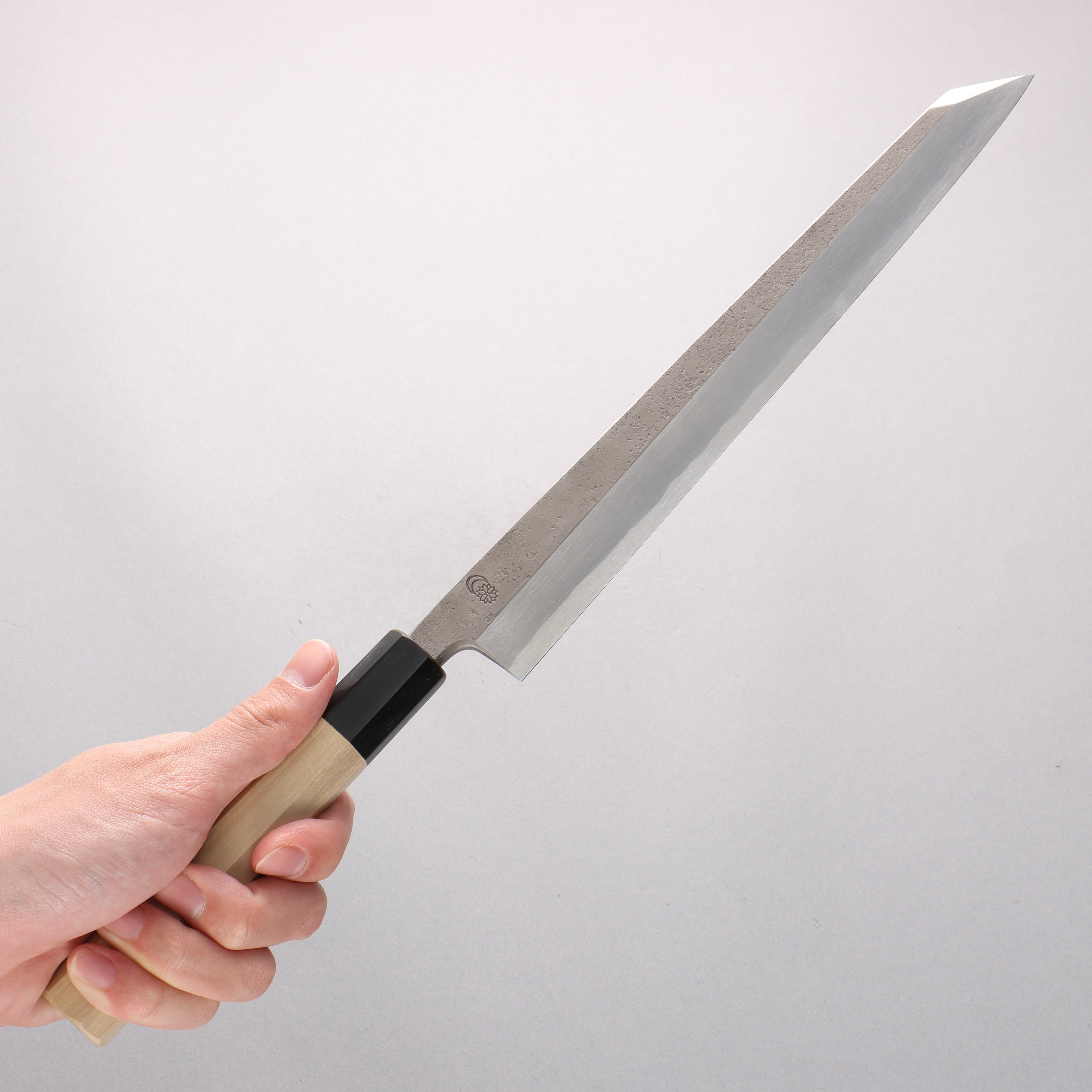 Kikuzuki White Steel No.2 Nashiji Kiritsuke Yanagiba 270mm Magnolia Handle - Seisuke Knife
