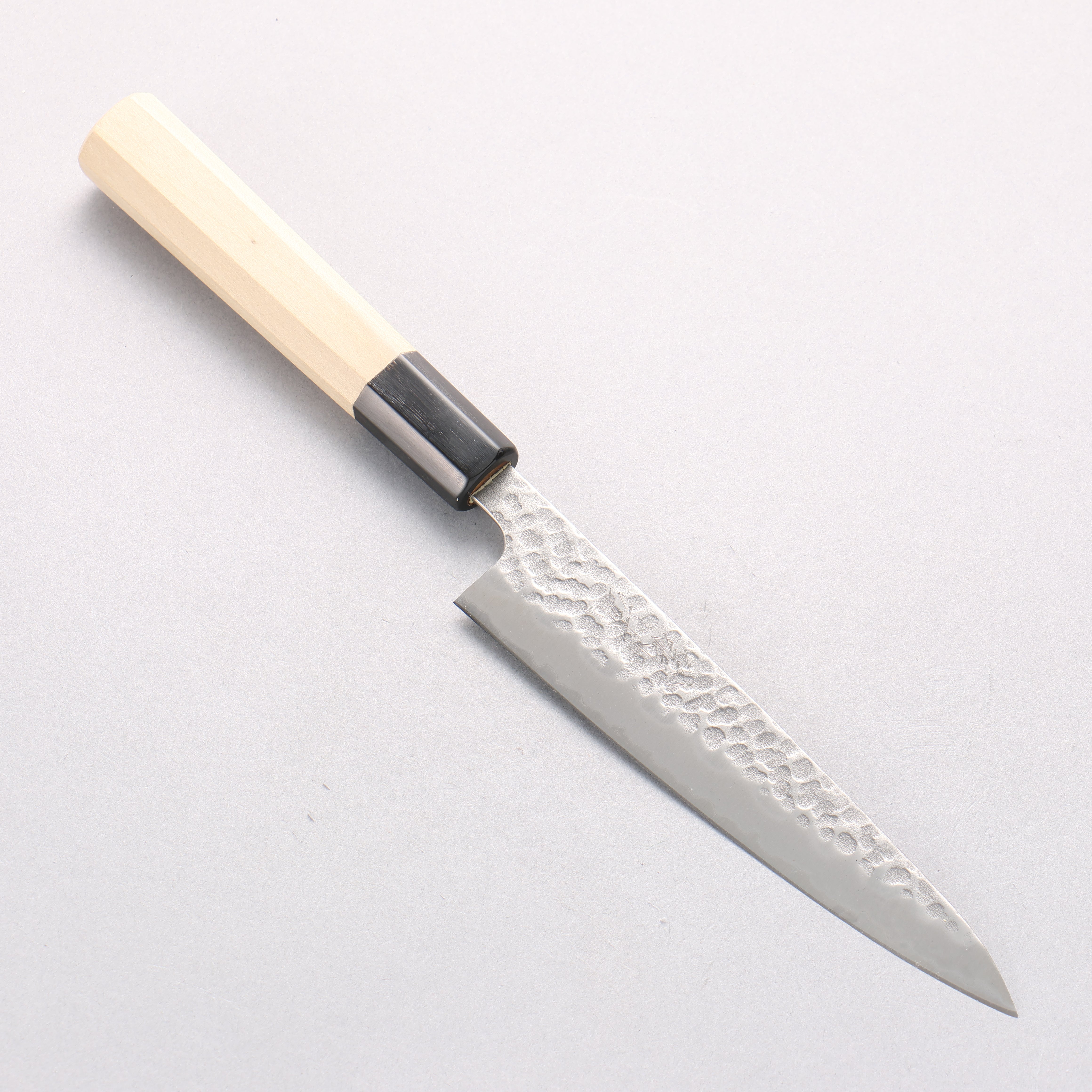 Oul White Steel No.2 Hammered Petty-Utility 135mm Magnolia Handle - Seisuke Knife