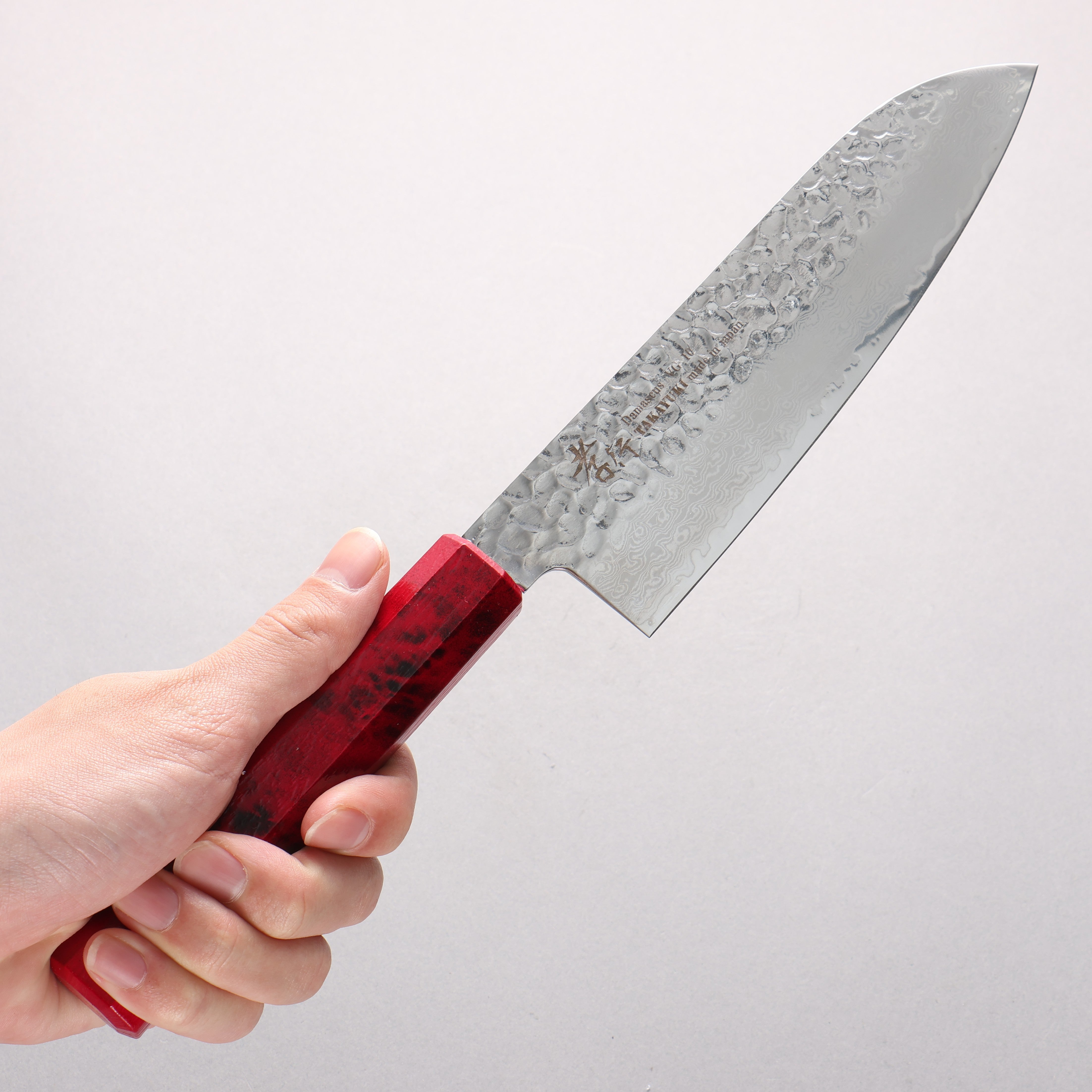 Sakai Takayuki Nanairo VG10 33 Layer Santoku 180mm ABS resin(Red tortoiseshell) Handle - Seisuke Knife