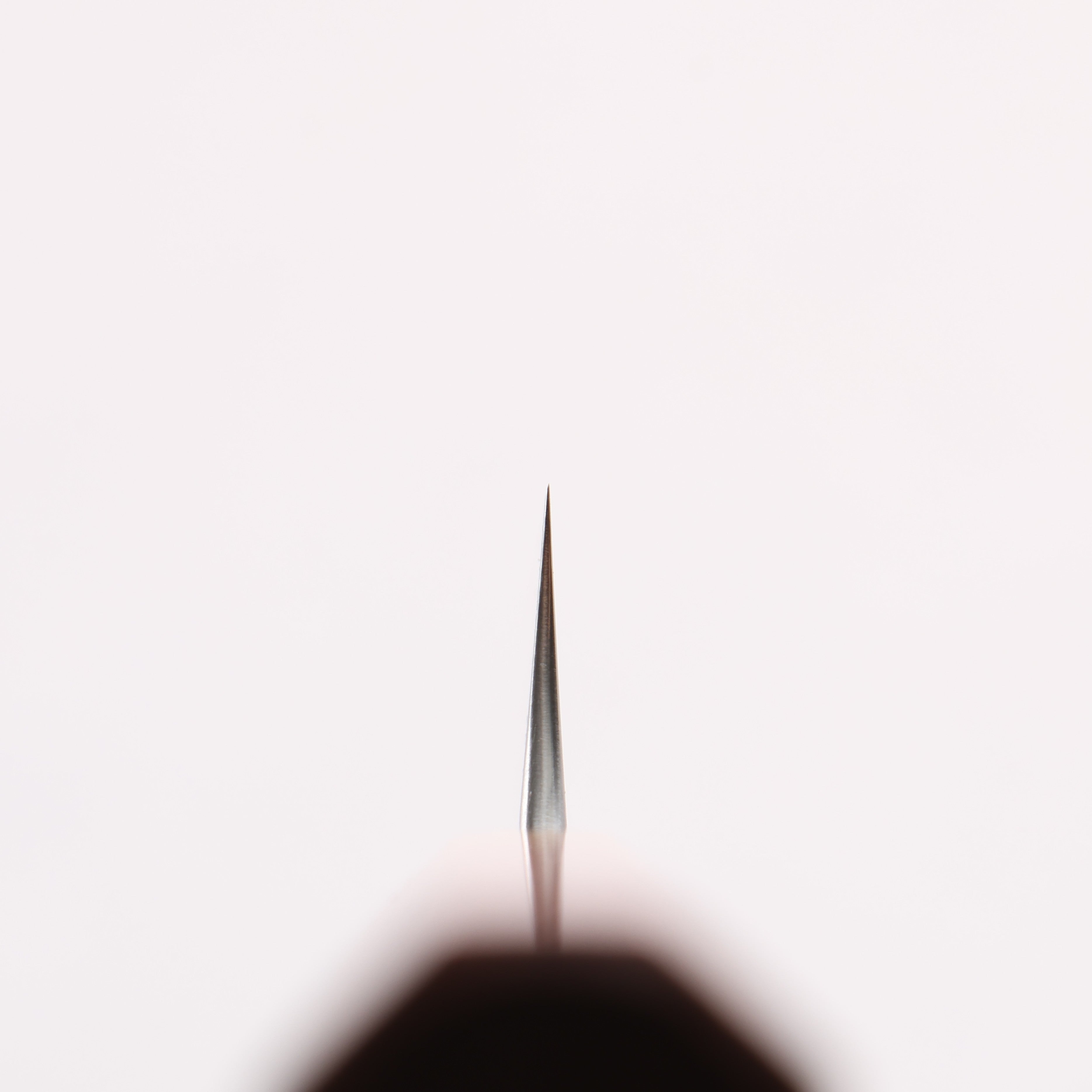Yoshimi Kato Silver Steel No.3 Maru Hammered Migaki Petty-Utility 120mm Rosewood & White Pakkawood Handle - Seisuke Knife