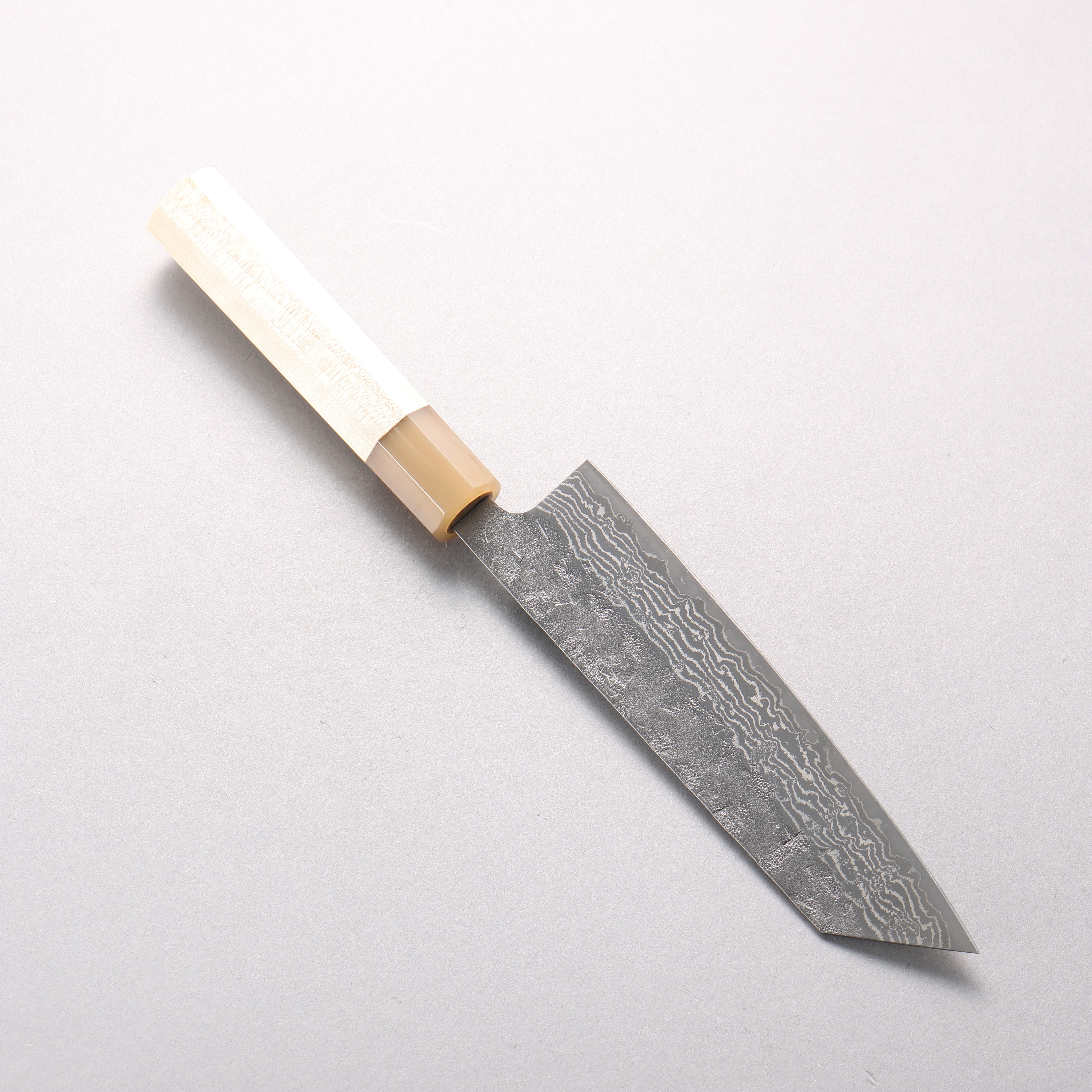 Seisuke Swedish Steel-stn Damascus Washiji Bunka 170mm Magnolia Handle - Seisuke Knife
