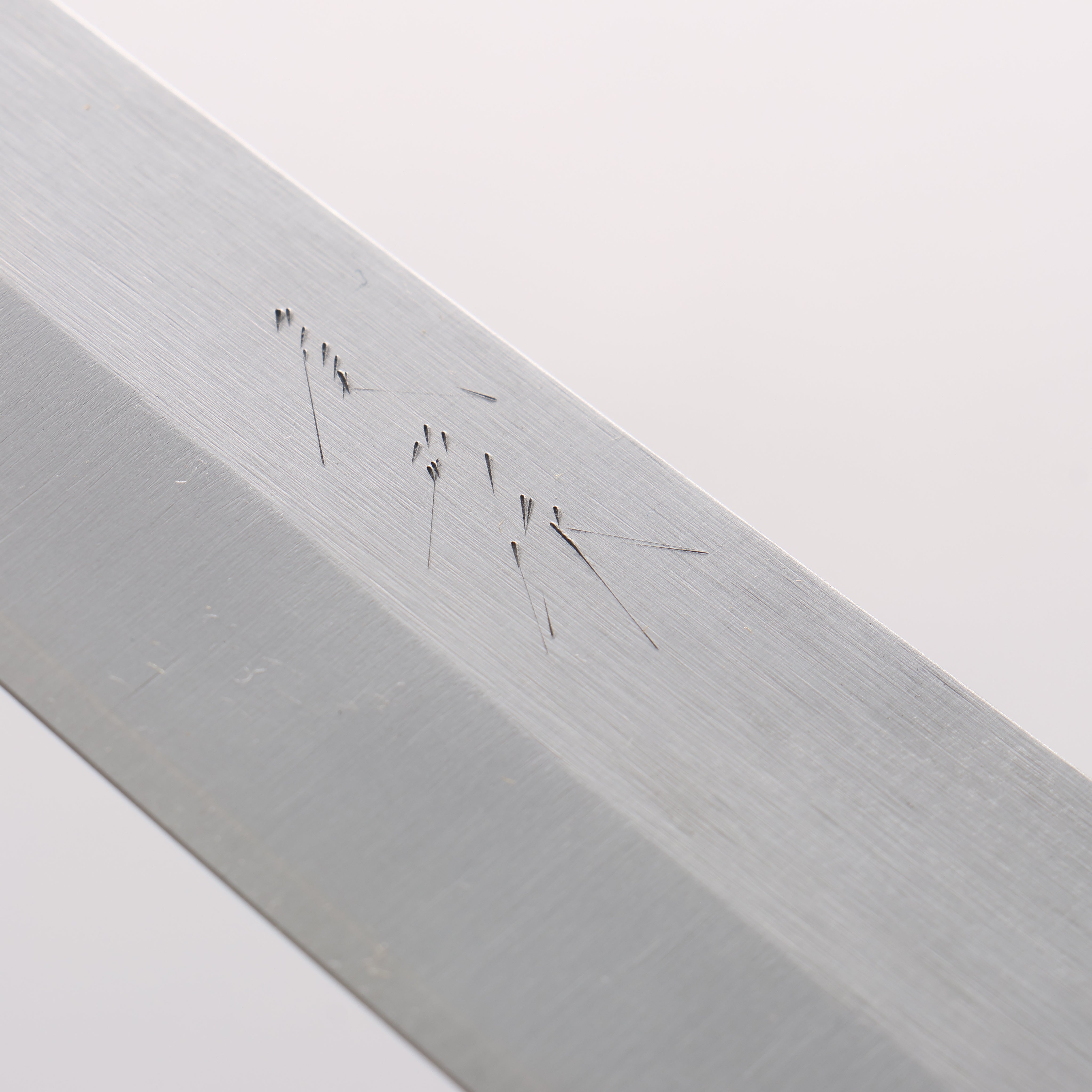 Shungo Ogata SG2 Vertical and Horizontal Hairlines Sujihiki 240mm Rosewood Handle - Seisuke Knife