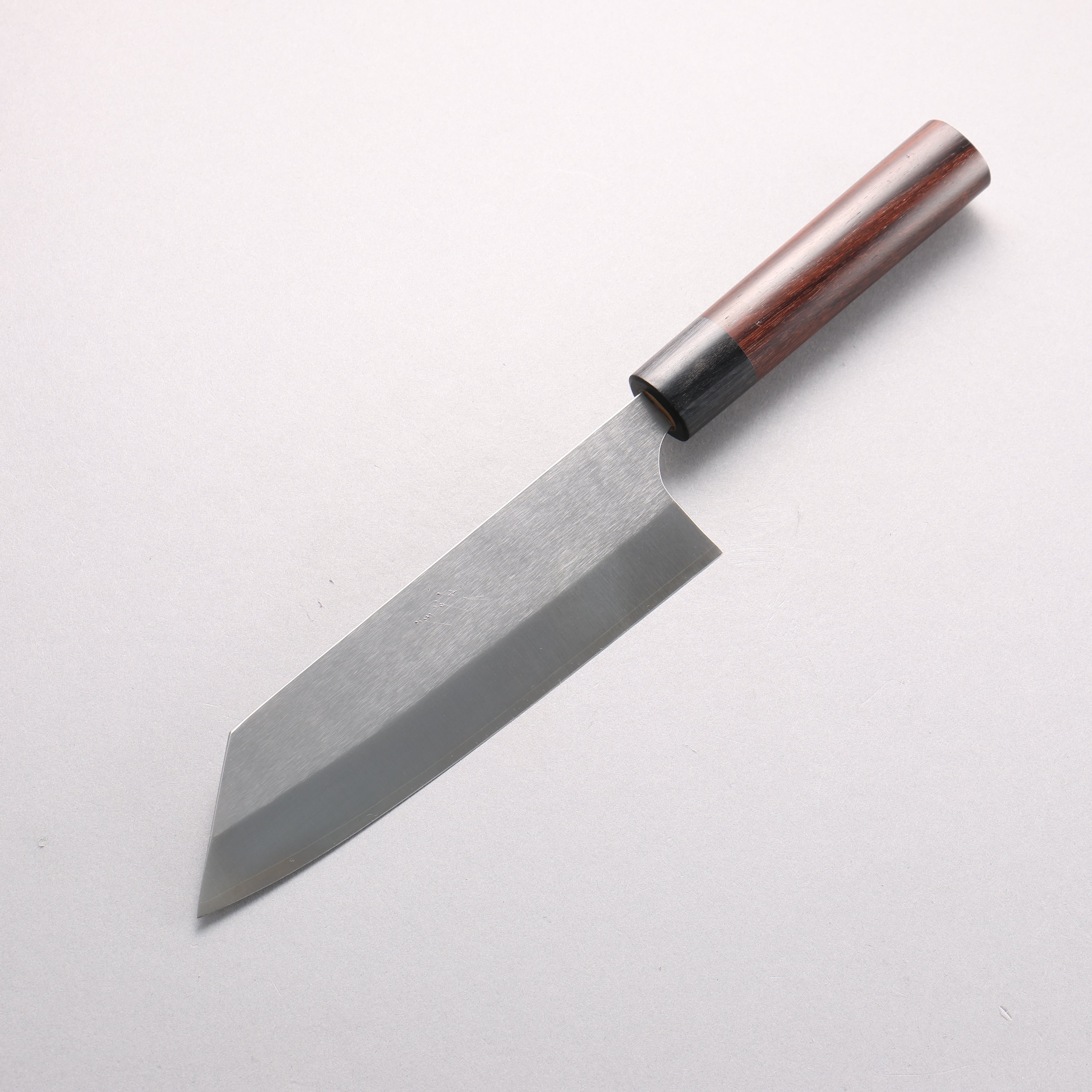 Shungo Ogata SG2 Vertical and Horizontal Hairlines Bunka 180mm Rosewood Handle - Seisuke Knife