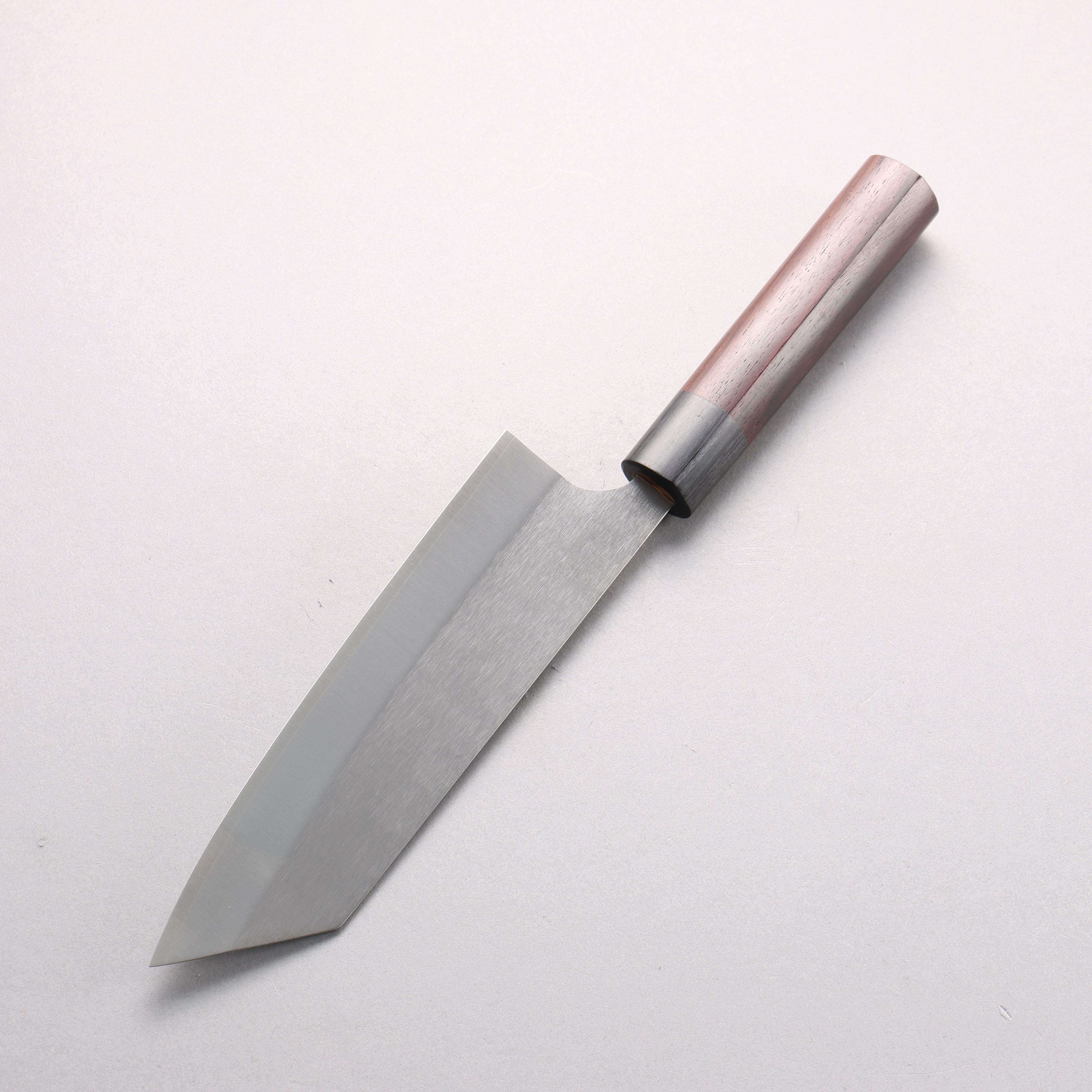 Shungo Ogata SG2 Vertical and Horizontal Hairlines Bunka 180mm Rosewood Handle - Seisuke Knife
