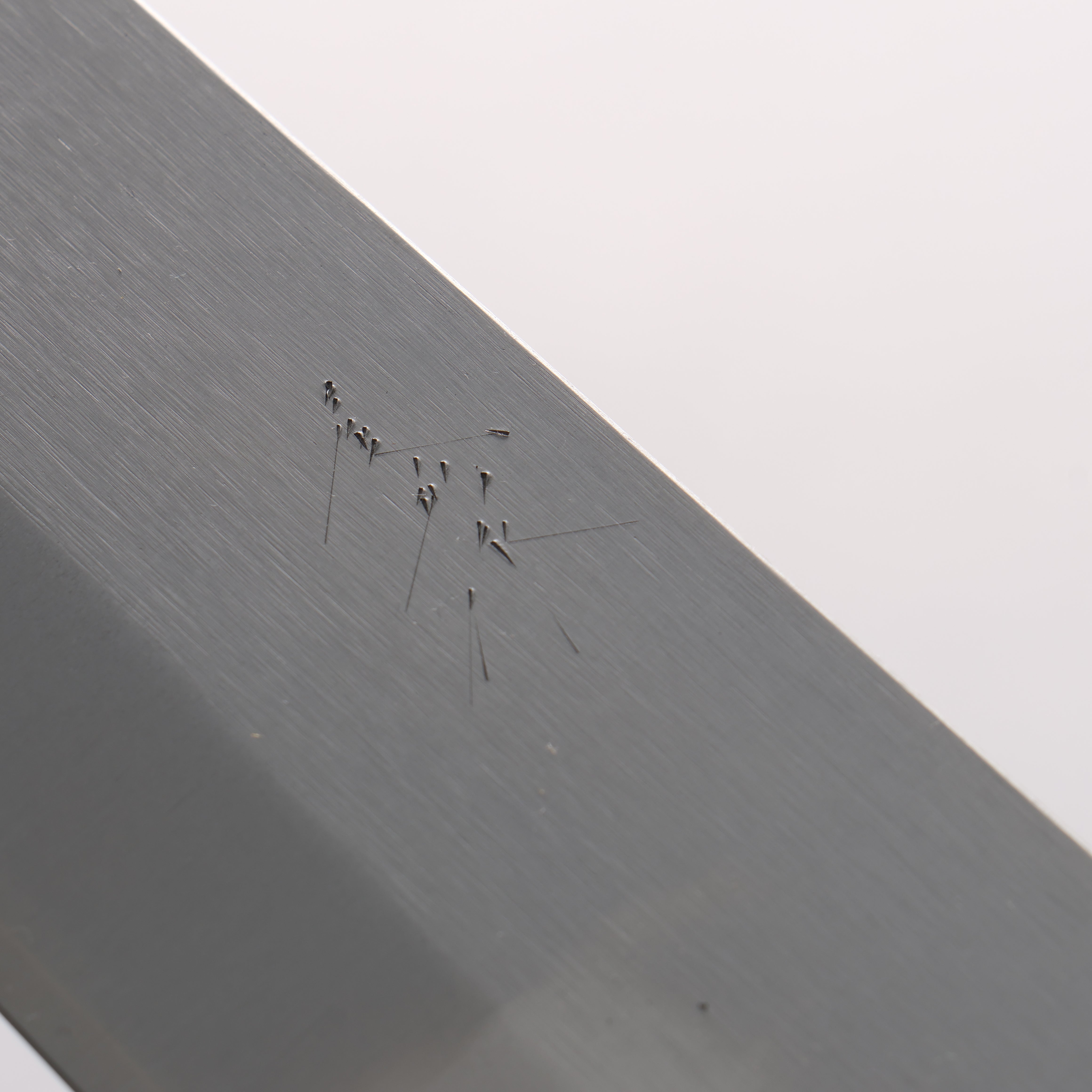 Shungo Ogata SG2 Vertical and Horizontal Hairlines Bunka 180mm Rosewood Handle - Seisuke Knife