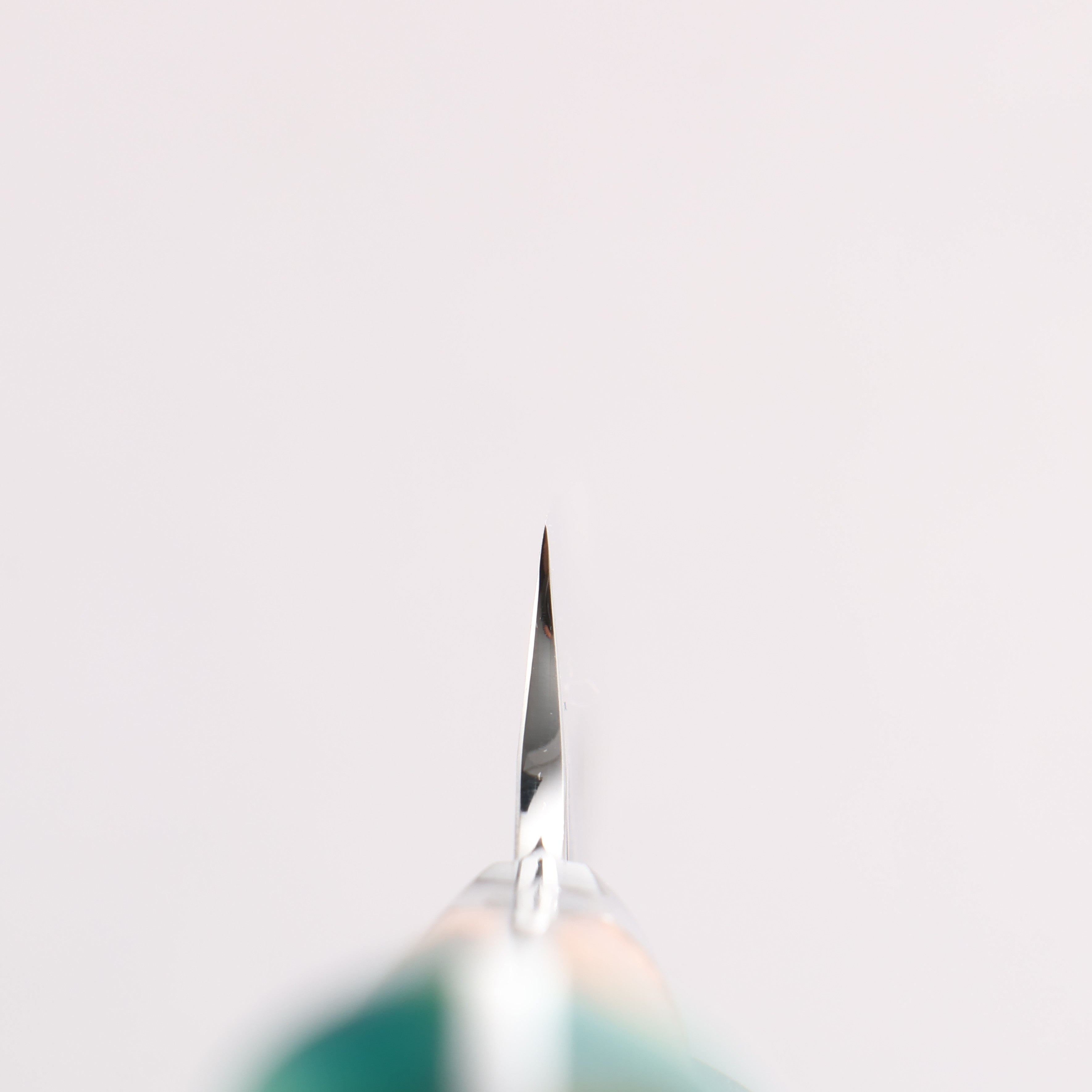 Yu Kurosaki Fujin SG2 Hammered Damascus Kiritsuke Petty-Utility 130mm Green Wood Pattern Acrylic Handle - Seisuke Knife