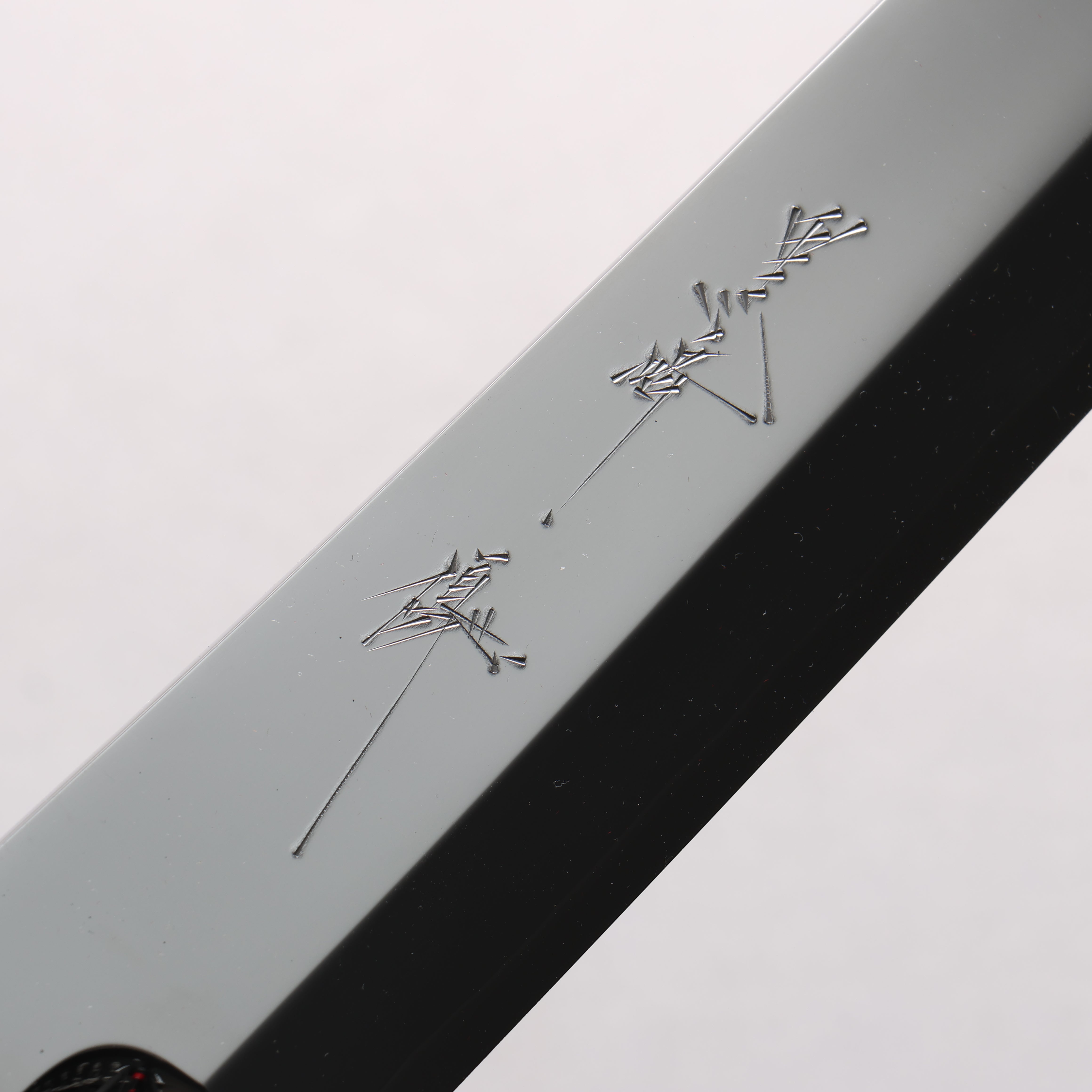 Yu Kurosaki SG2 Mirrored Finish Sakimaru Yanagiba 330mm Ebony Wood (with 3 Silver Rings) Handle with Sheath - Seisuke Knife