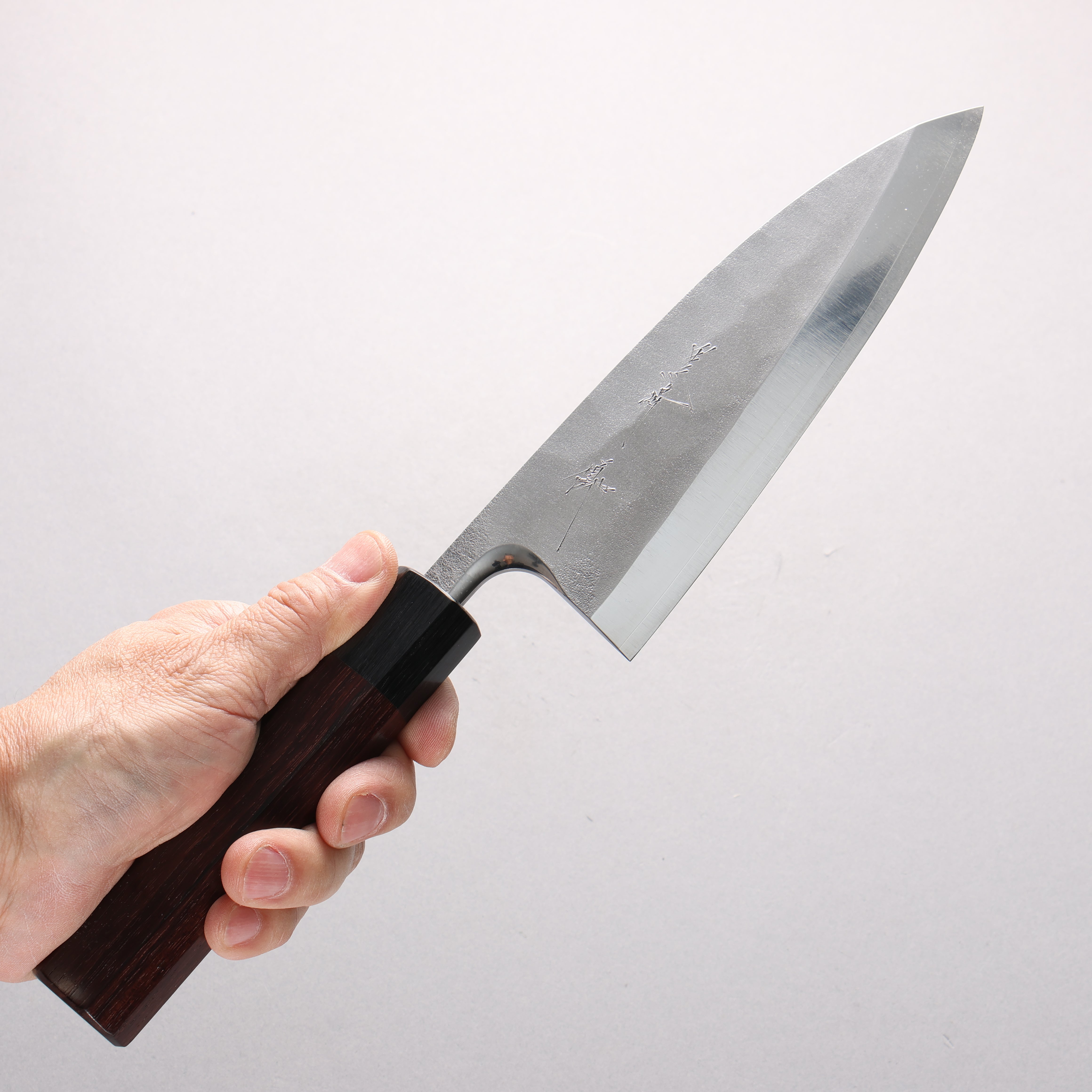 Yu Kurosaki SG2 Nashiji Aideba 170mm Rosewood (Ferrule: Black Pakka Wood) Handle with Sheath - Seisuke Knife