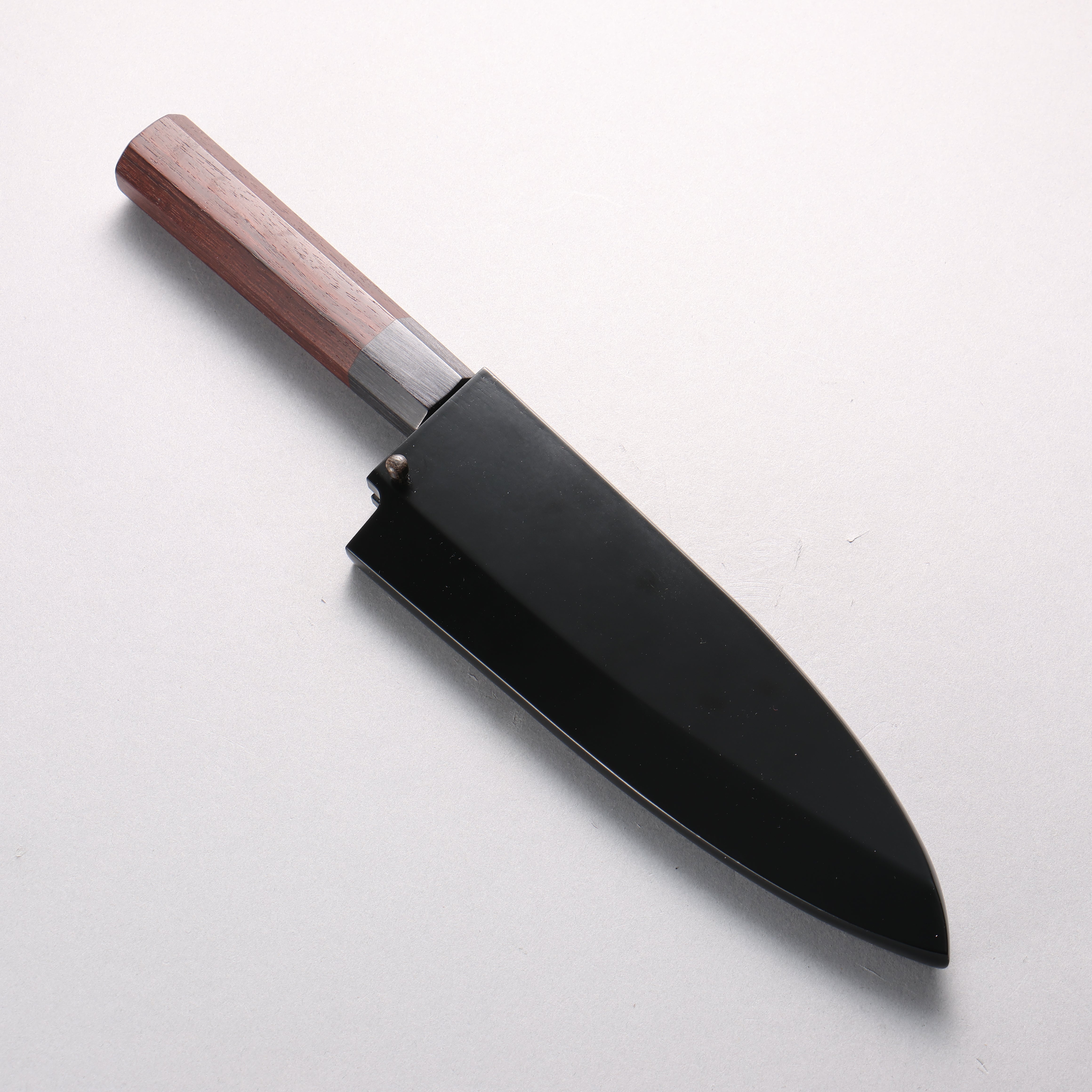 Yu Kurosaki SG2 Nashiji Aideba 170mm Rosewood (Ferrule: Black Pakka Wood) Handle with Sheath - Seisuke Knife