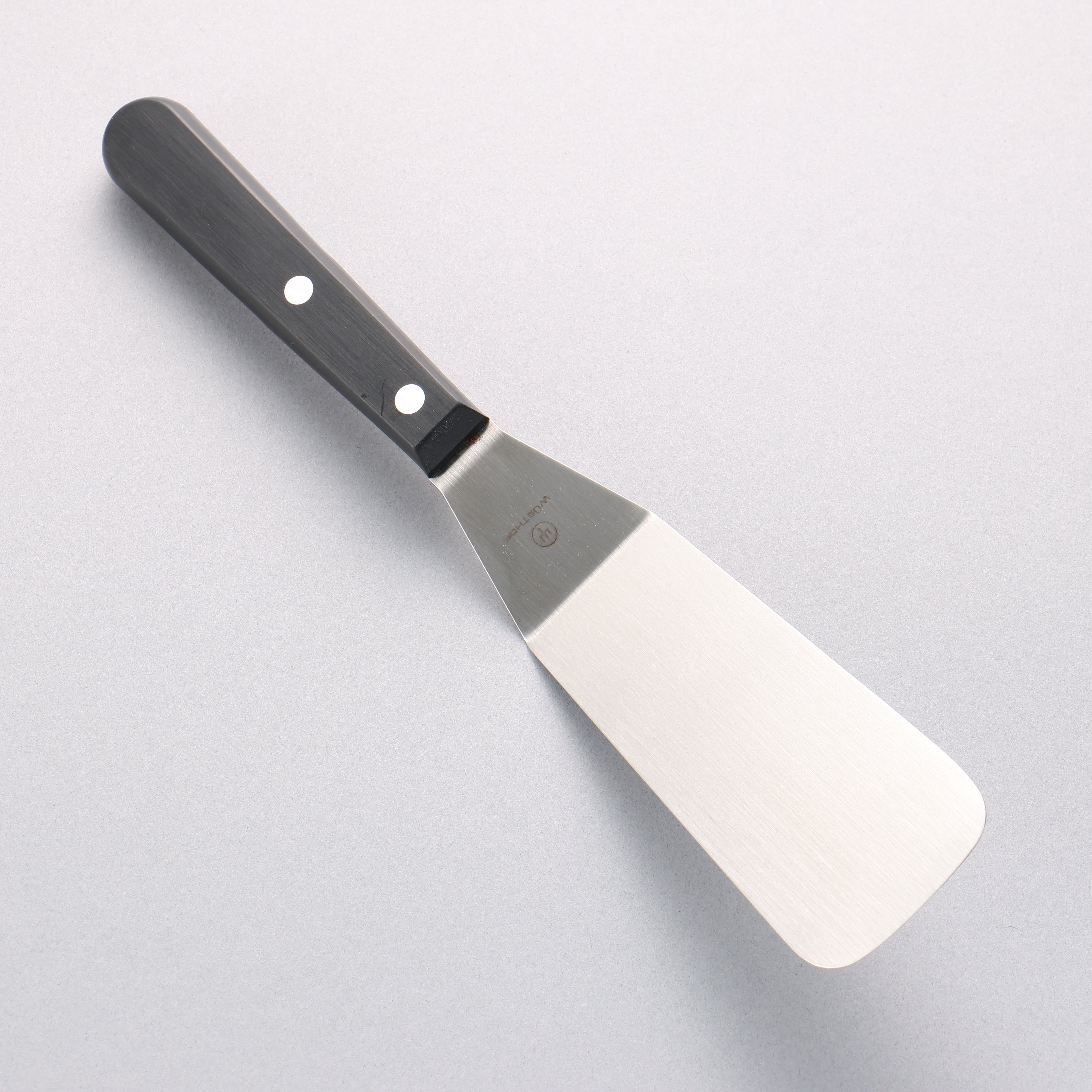 WUSTHOF Stainless Steel Turner 120mm Black Plastic Handle - Seisuke Knife