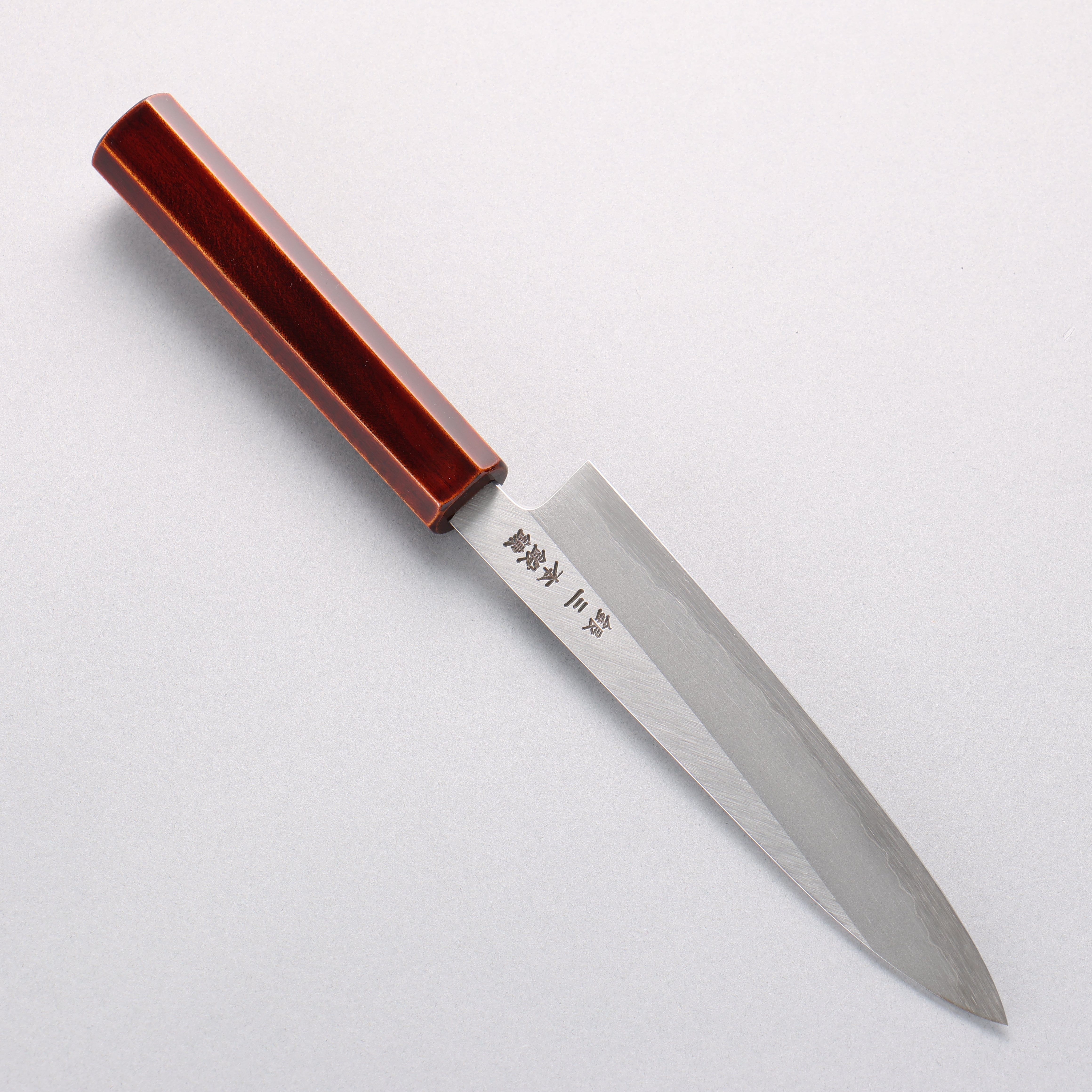 Hado Silver Steel No.3 Migaki Petty-Utility 150mm Kijiro-Nuri Lacquered Handle - Seisuke Knife