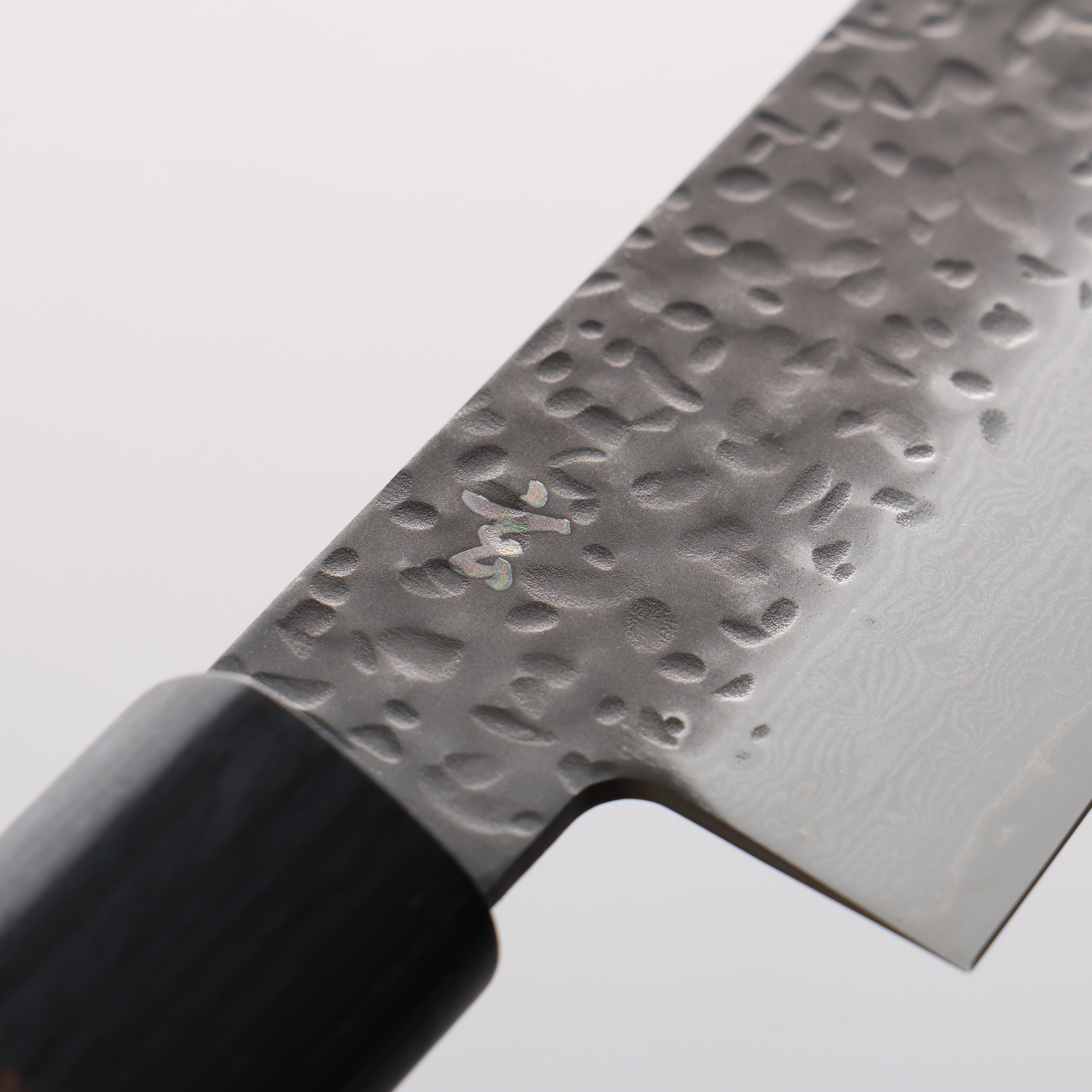 Shizu Gen VG10 Hammered Kurouchi Petty-Utility 160mm Brown Pakkawood Handle - Seisuke Knife