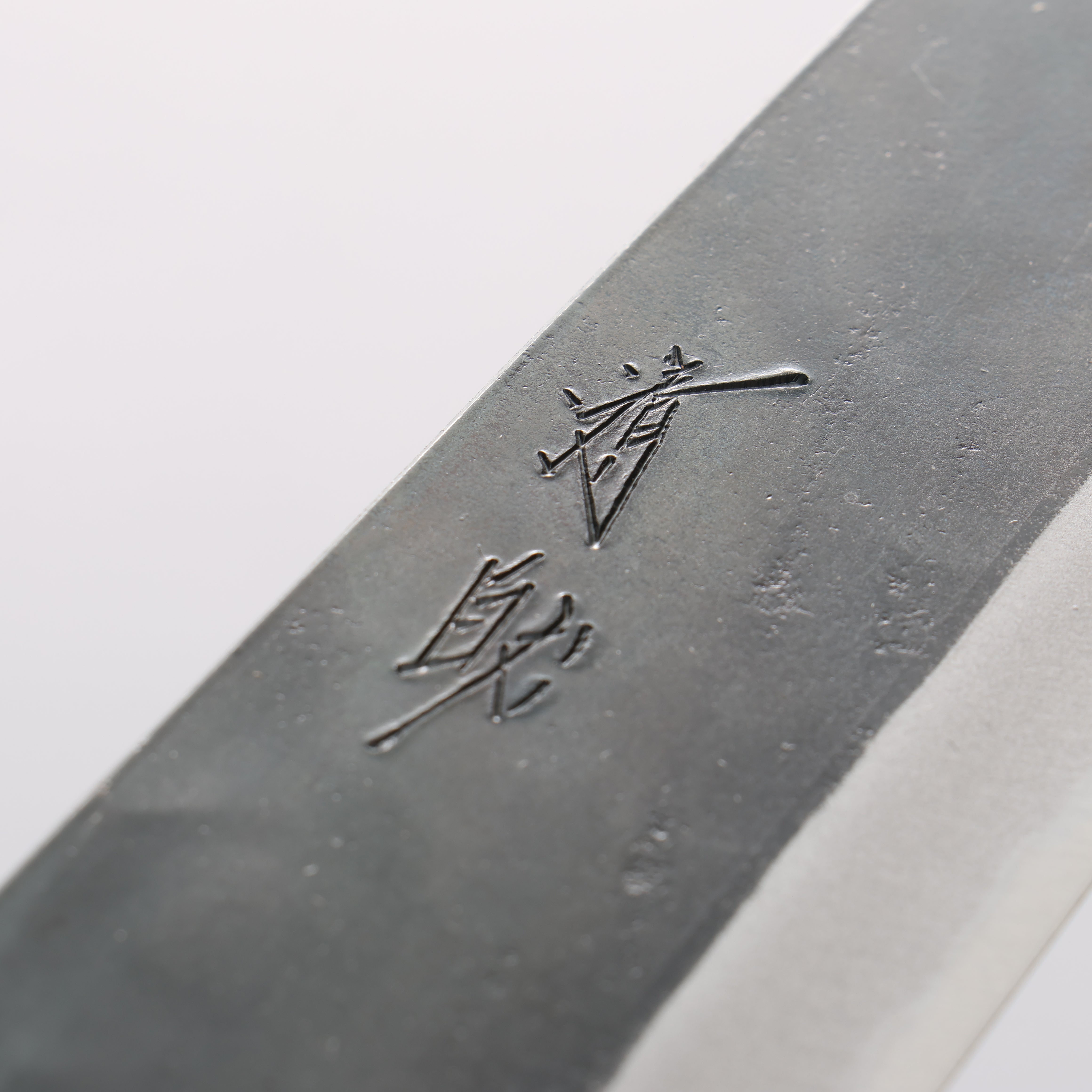 Seisuke Blue Steel No.1 Kurouchi Kiritsuke Gyuto 240mm Rosewood & Oak Handle - Seisuke Knife