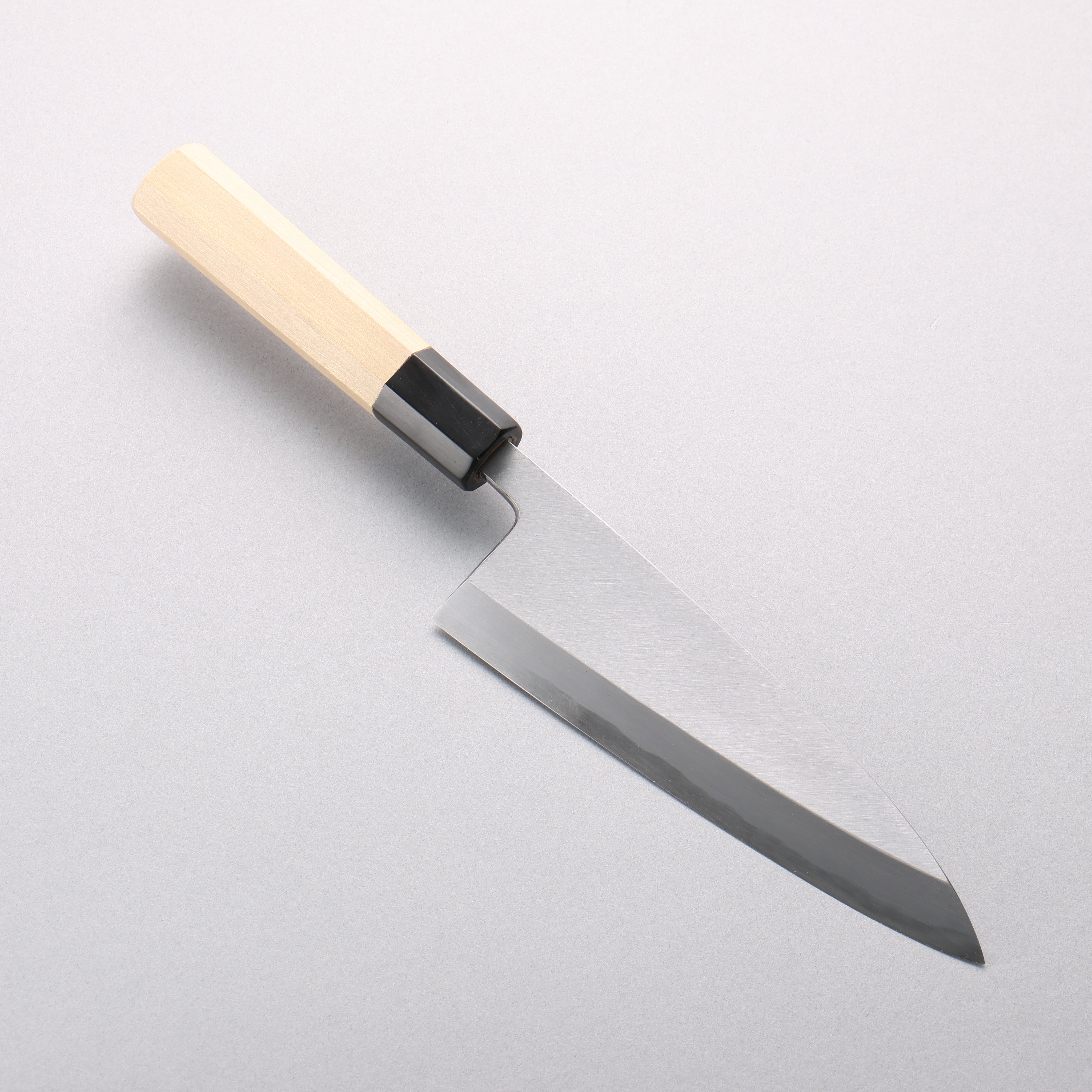 Minamoto Akitada Blue Steel No.1 Aideba 165mm Magnolia (Ferrule: Water Buffalo Horn) Handle - Seisuke Knife