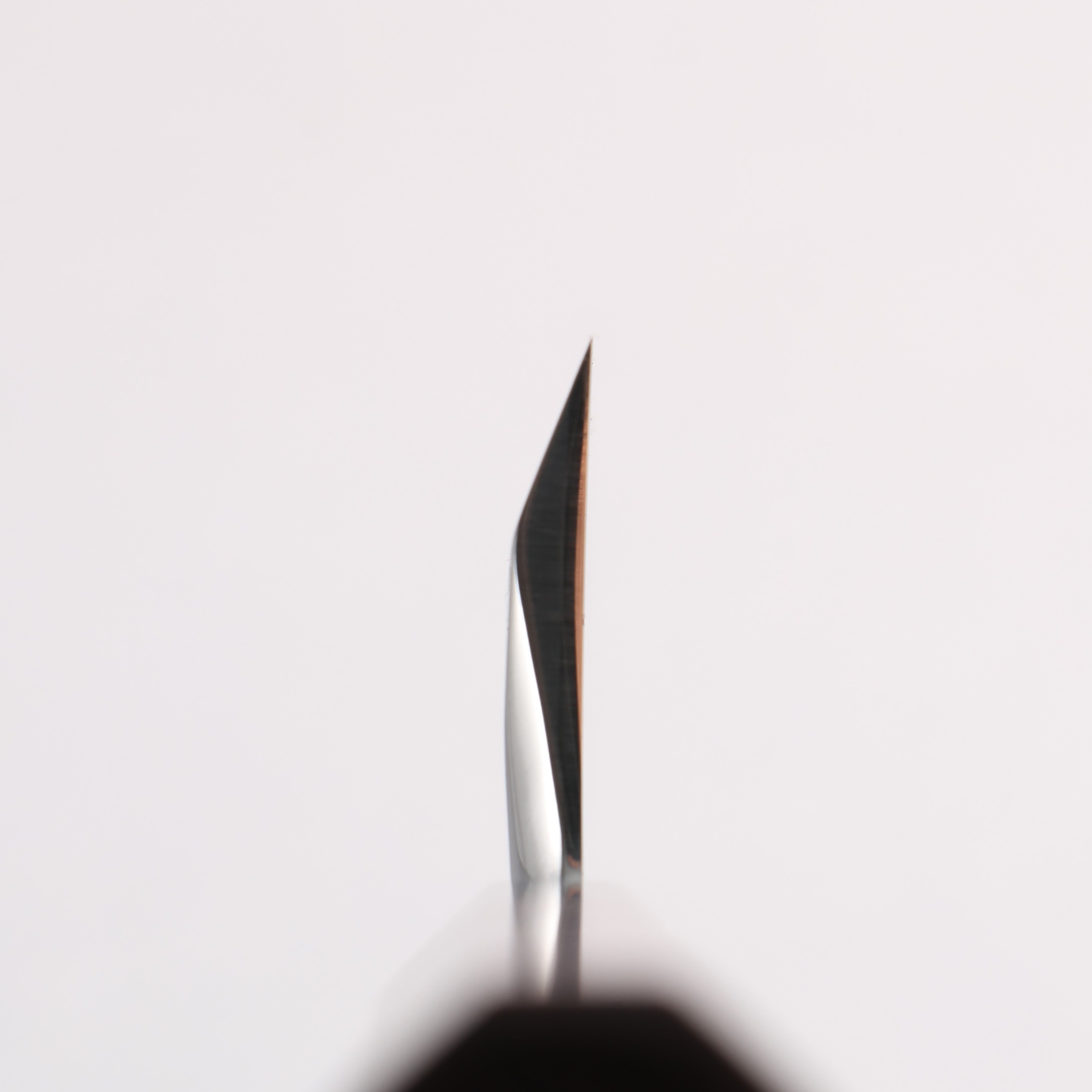 Yu Kurosaki SG2 Nashiji Ajikiri 110mm Shitan & Black Pakka Wood Handle with Sheath - Seisuke Knife