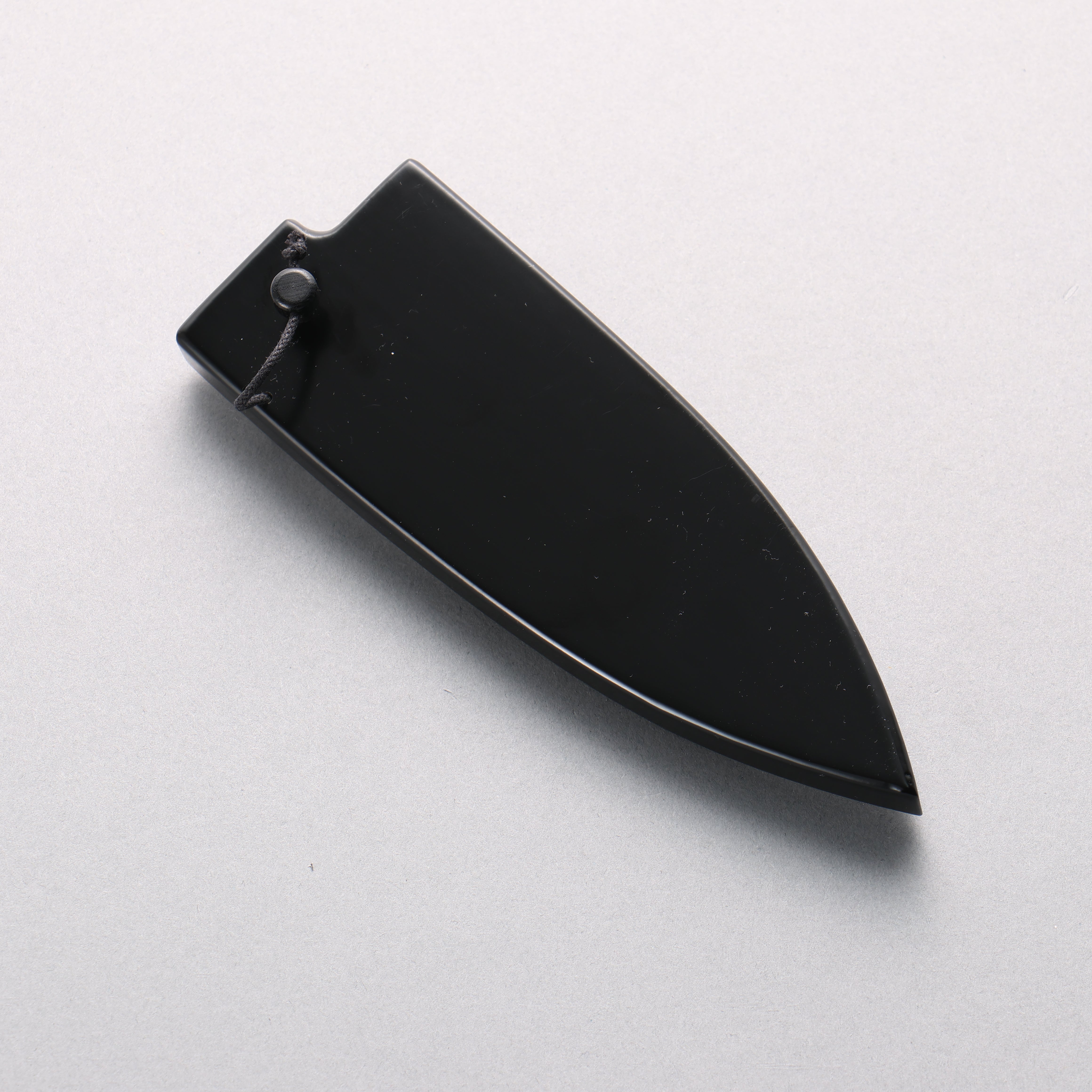 Yu Kurosaki SG2 Nashiji Ajikiri 110mm Shitan & Black Pakka Wood Handle with Sheath - Seisuke Knife