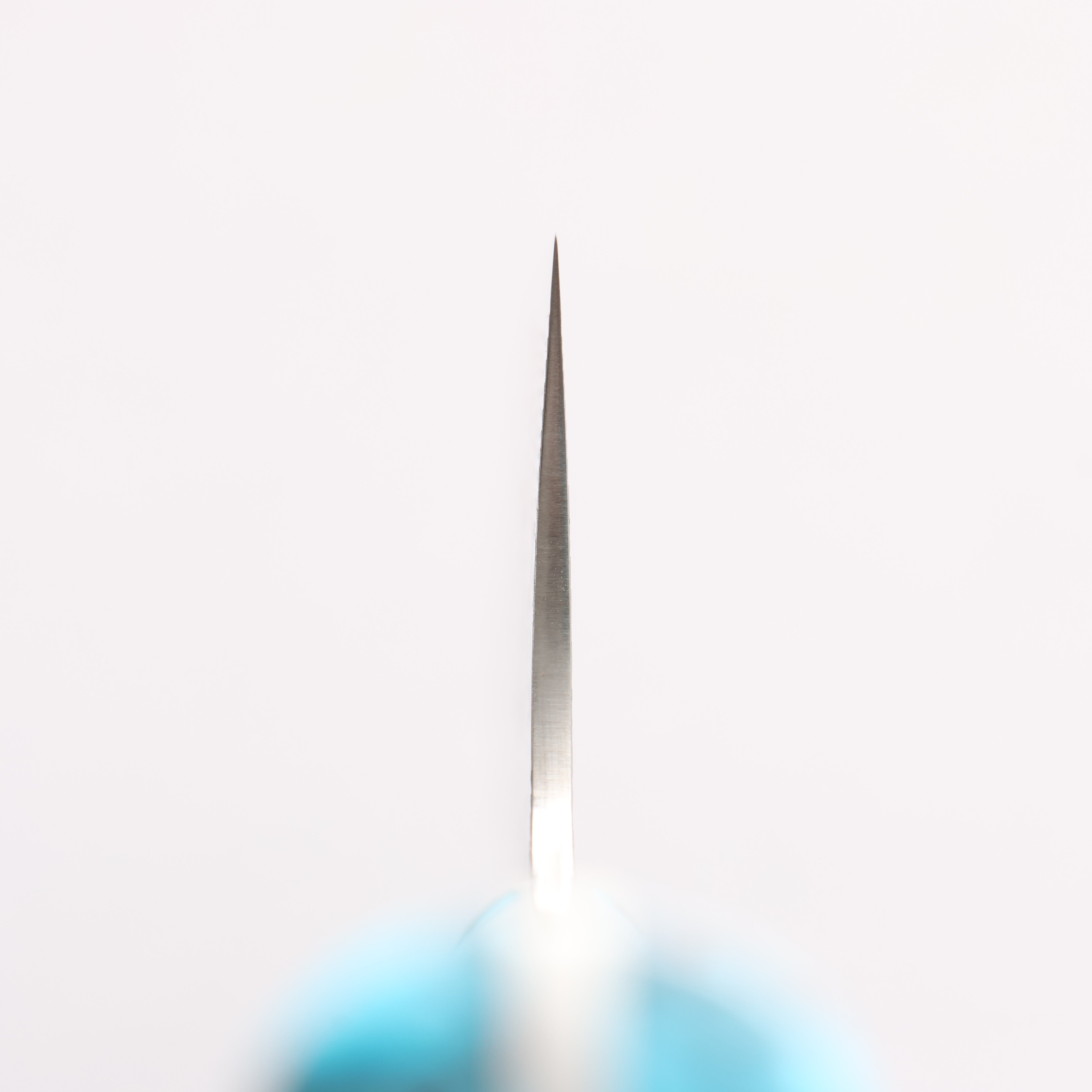 Takeshi Saji SG2 Diamond Finish Gyuto 240mm Nomura Style Turquoise Handle - Seisuke Knife