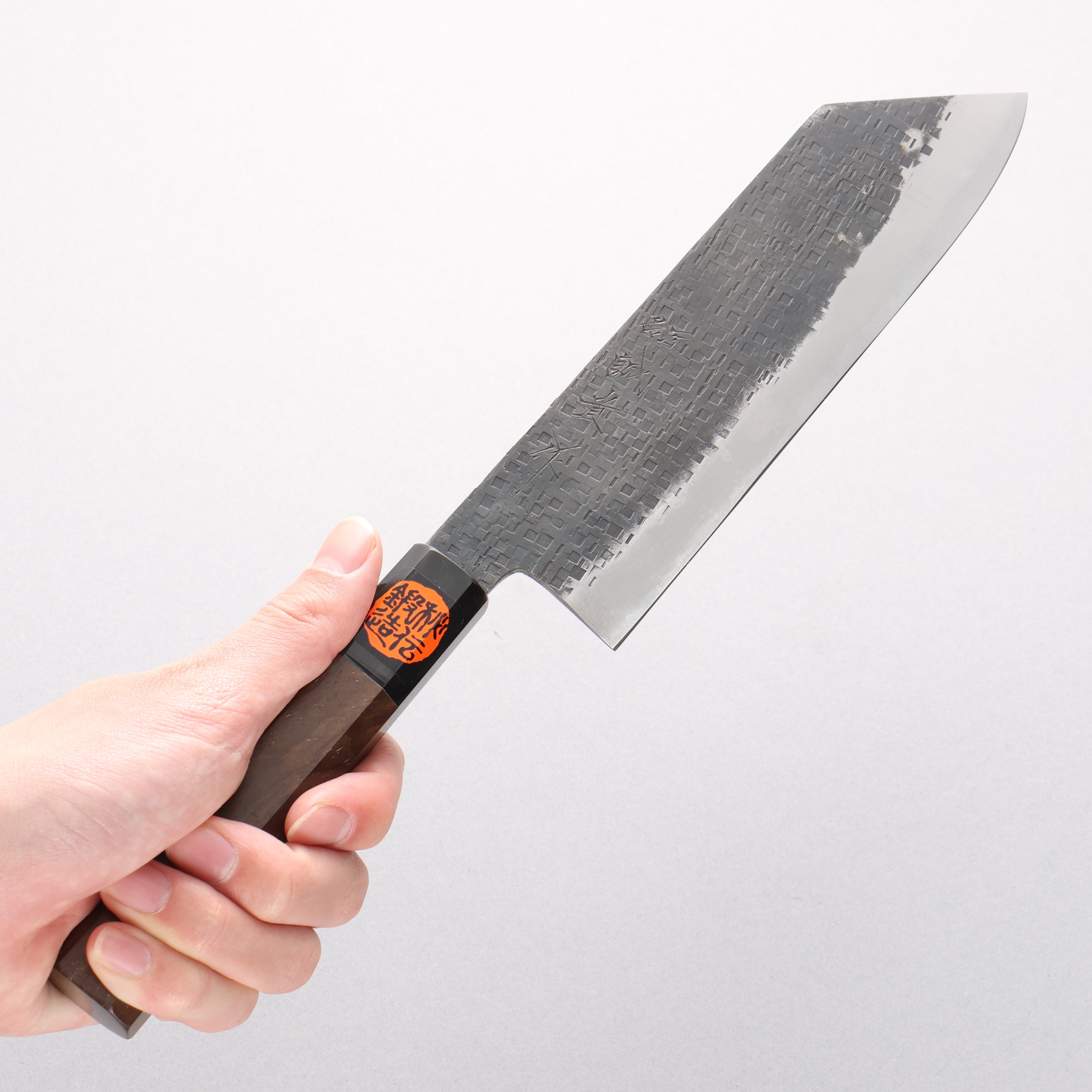 Shigeki Tanaka Blue Steel No.2 TEKKA Kurouchi Nakiri 165mm - Seisuke Knife