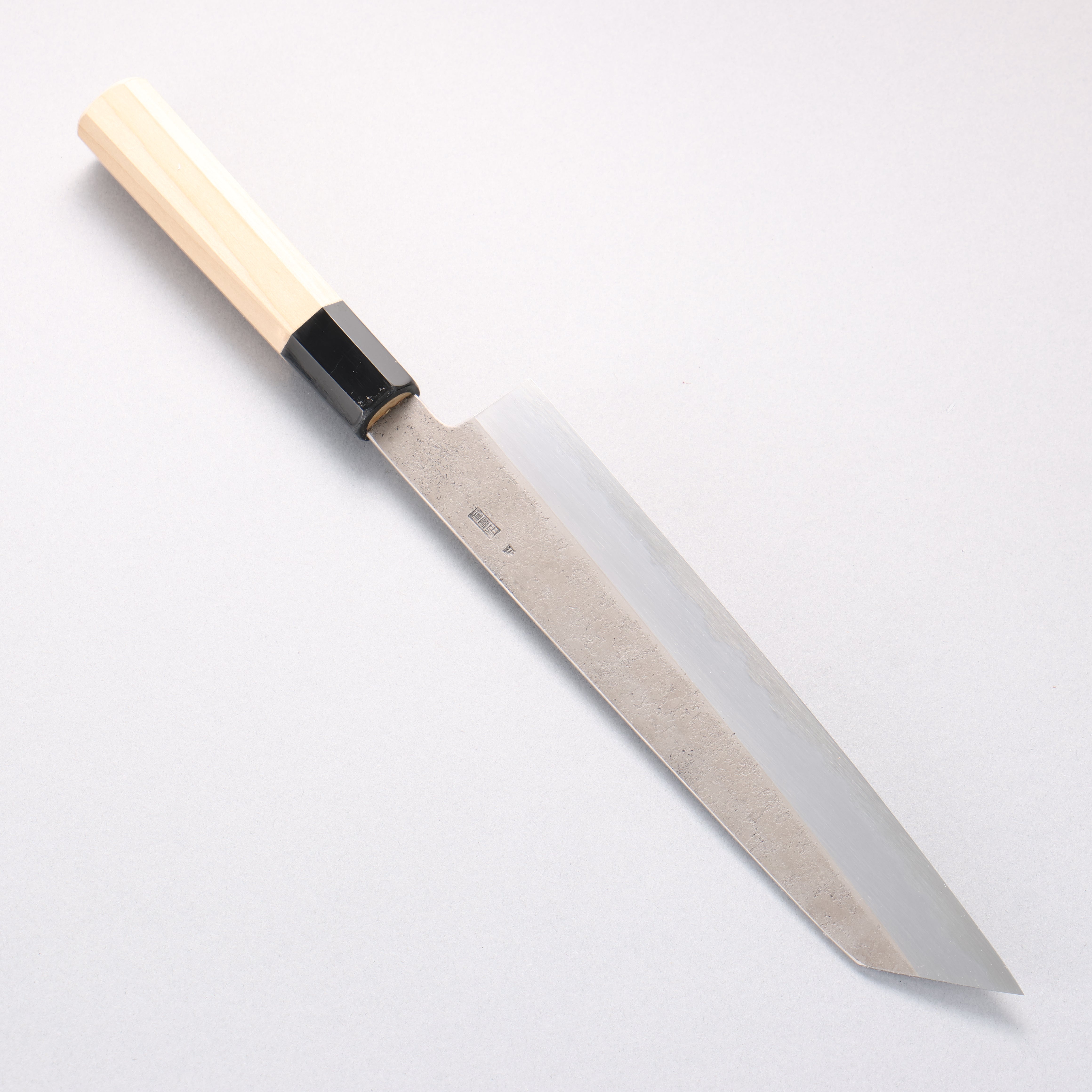Kikuzuki White Steel No.2 Nashiji Kiritsuke Gyuto 240mm Magnolia Handle - Seisuke Knife