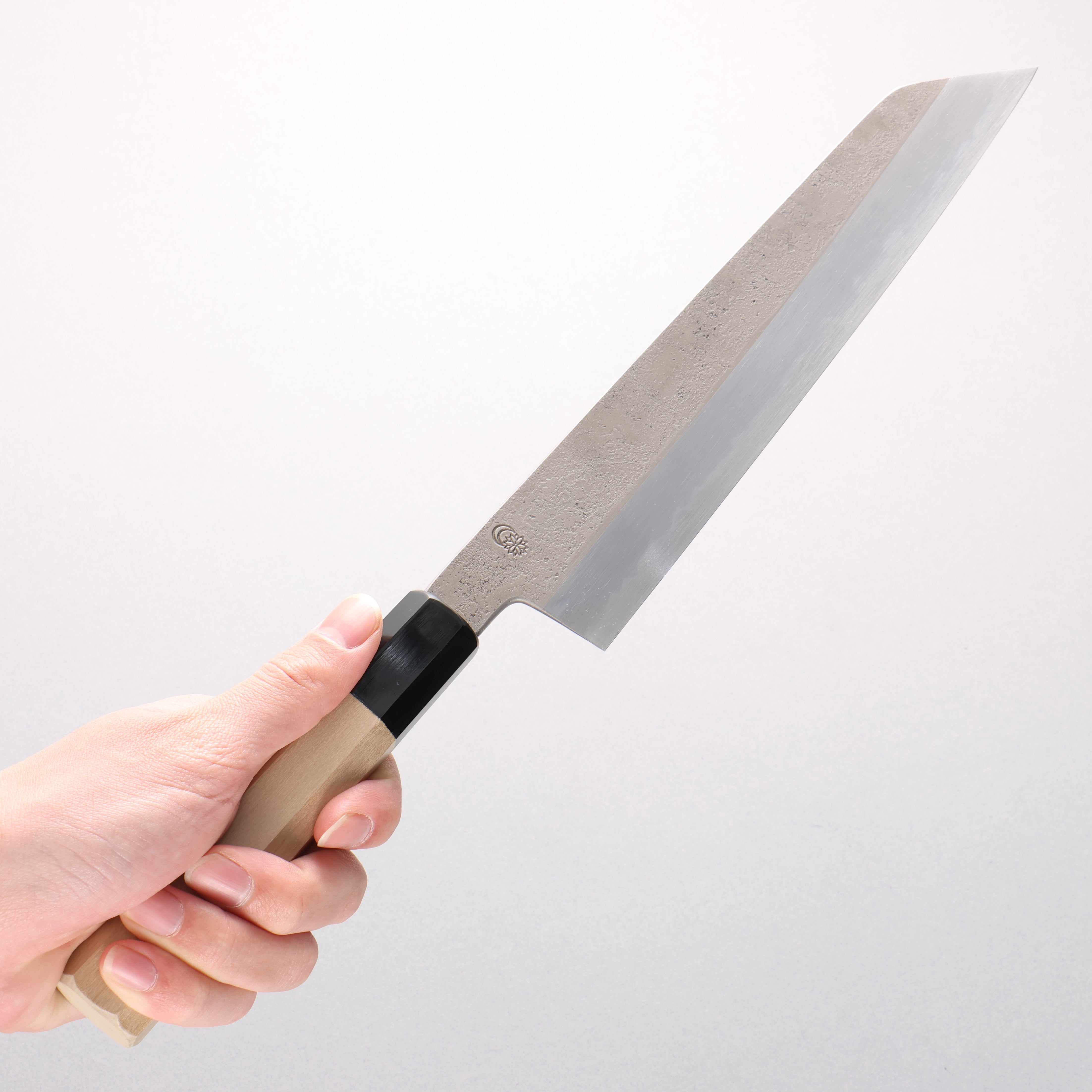 Kikuzuki White Steel No.2 Nashiji Kiritsuke Gyuto 240mm Magnolia Handle - Seisuke Knife