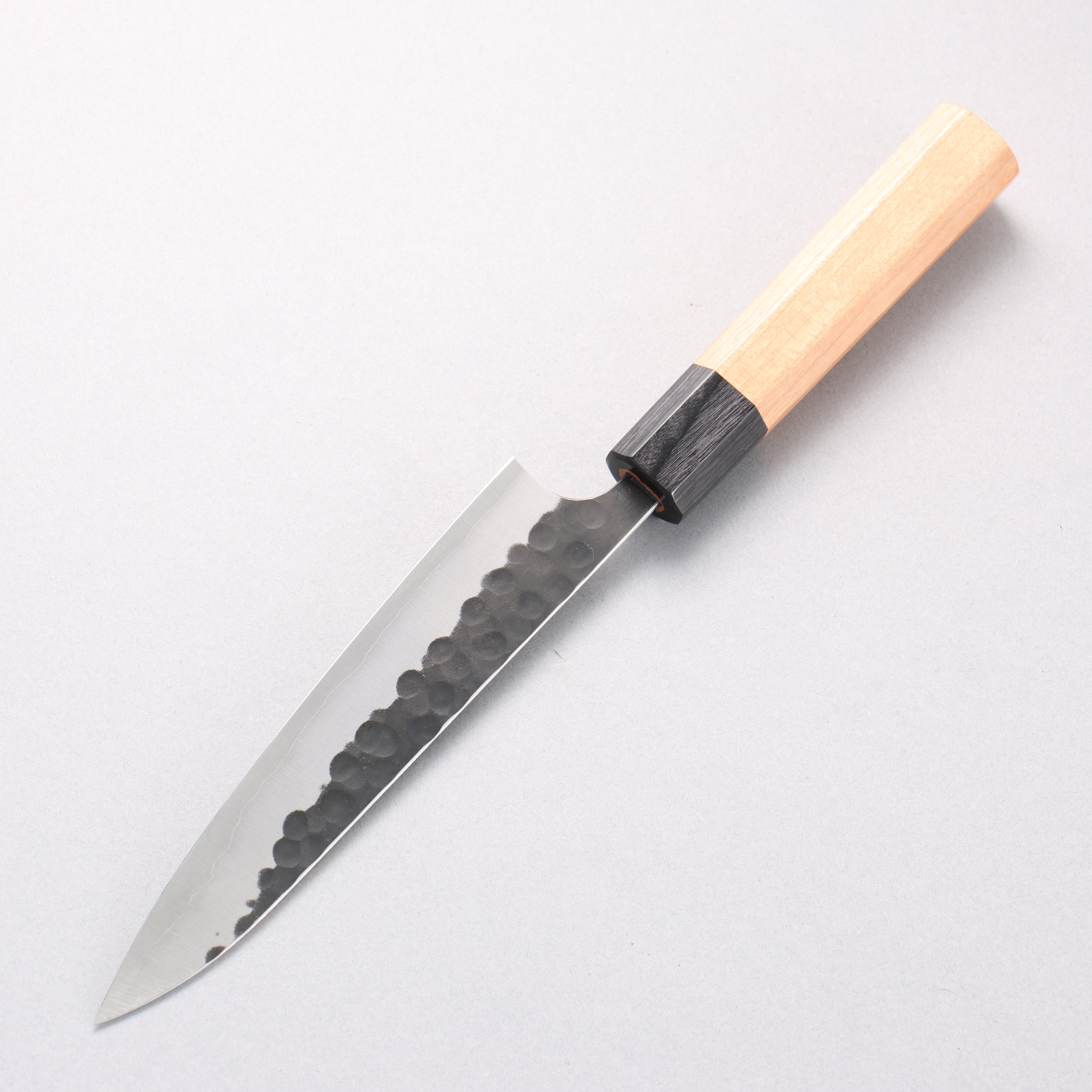 Masakage Koishi Blue Super Kurouchi Petty-Utility 150mm American Cherry Handle - Seisuke Knife