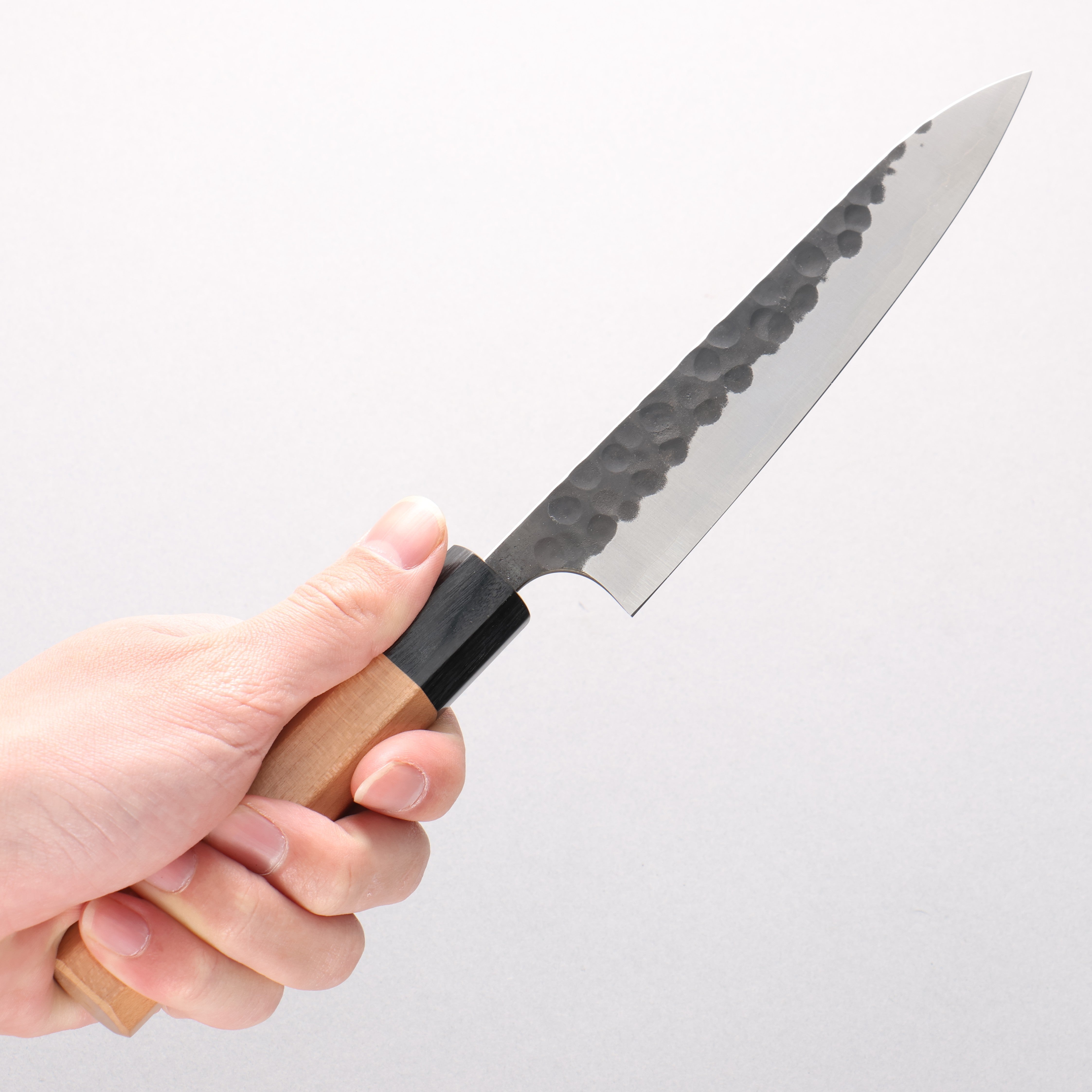 Masakage Koishi Blue Super Kurouchi Petty-Utility 150mm American Cherry Handle - Seisuke Knife
