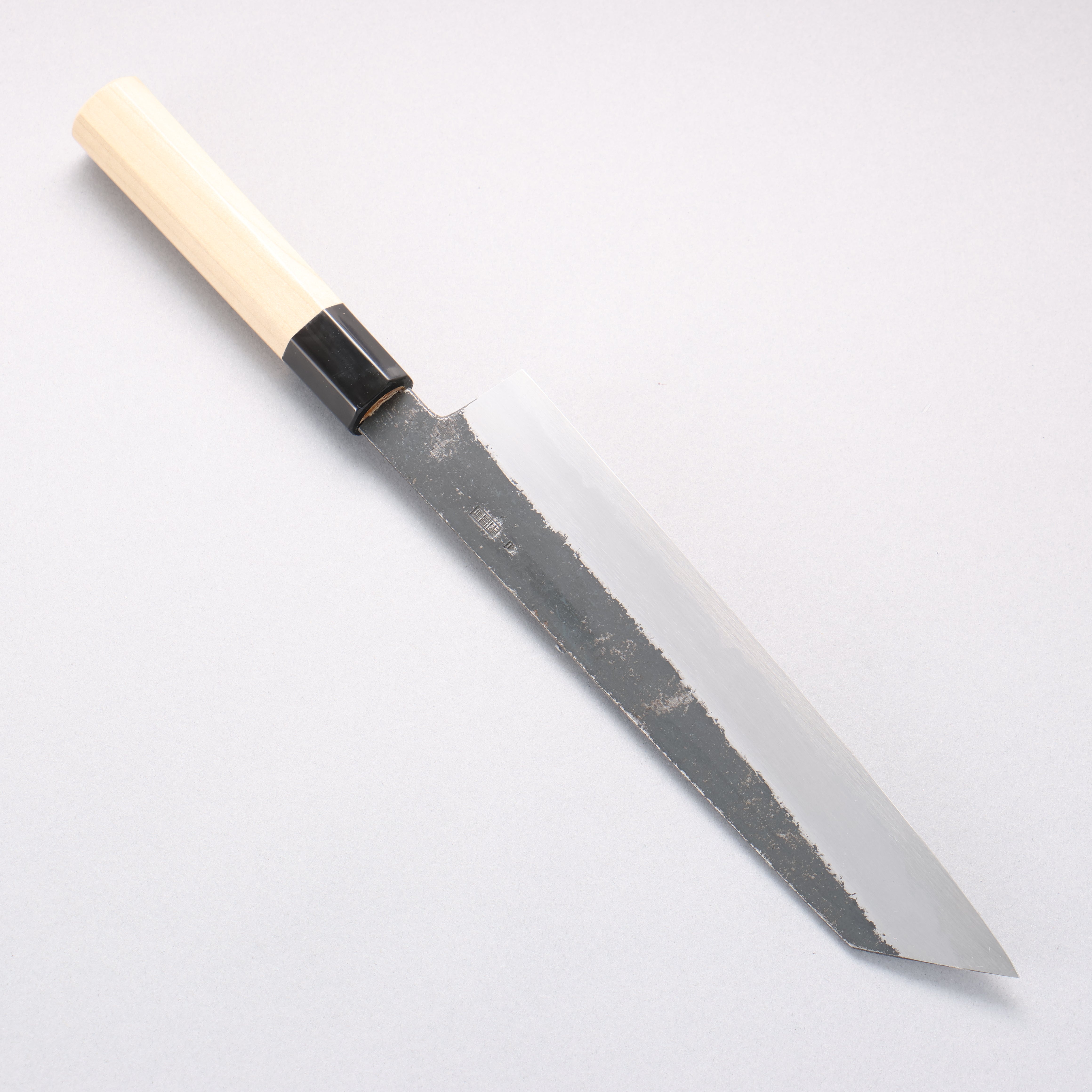 Kikuzuki White Steel No.2 Black Finished Kiritsuke Gyuto 240mm Magnolia Handle - Seisuke Knife