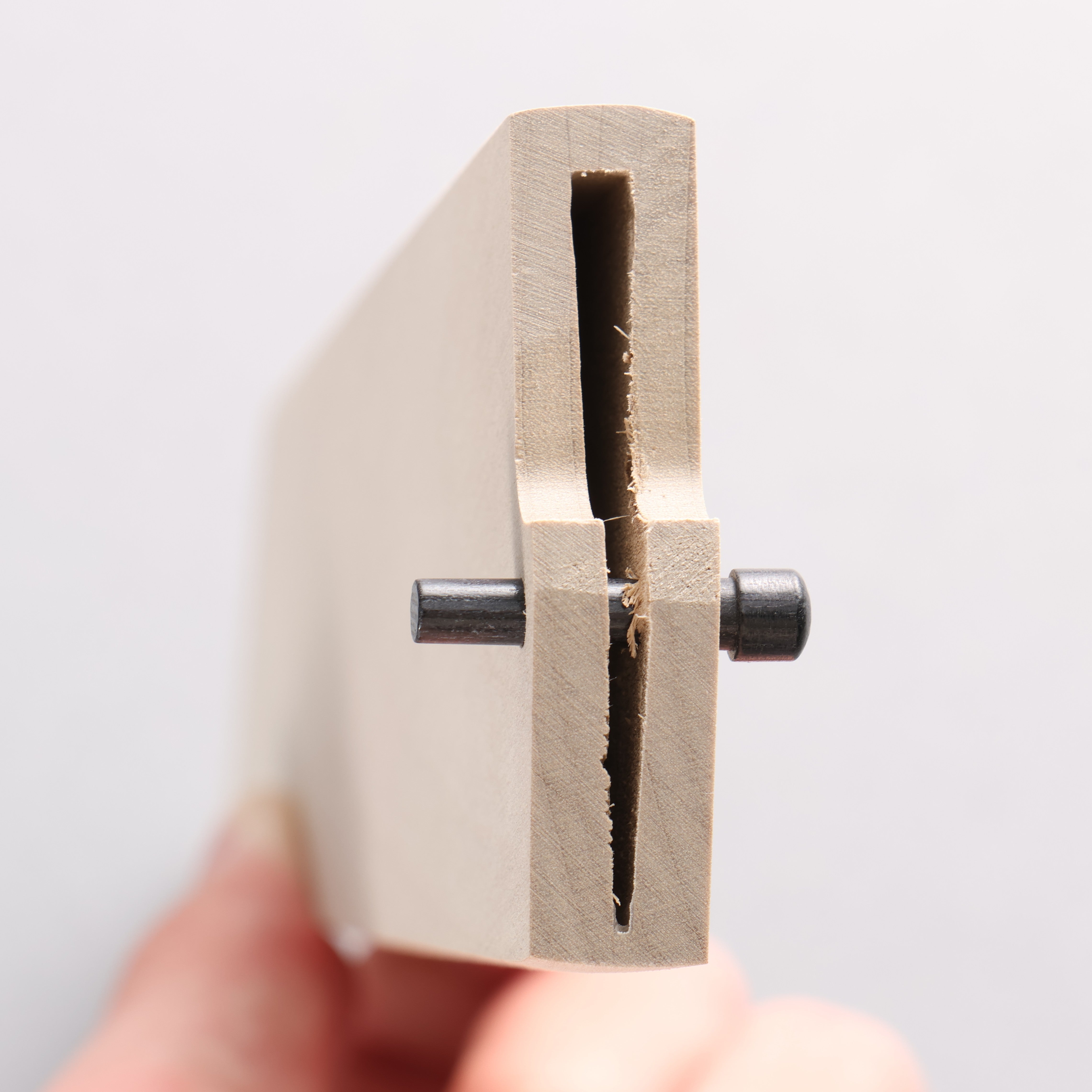 Magnolia Saya Sheath for Bunka Knife with Plywood Pin 180mm - Seisuke Knife