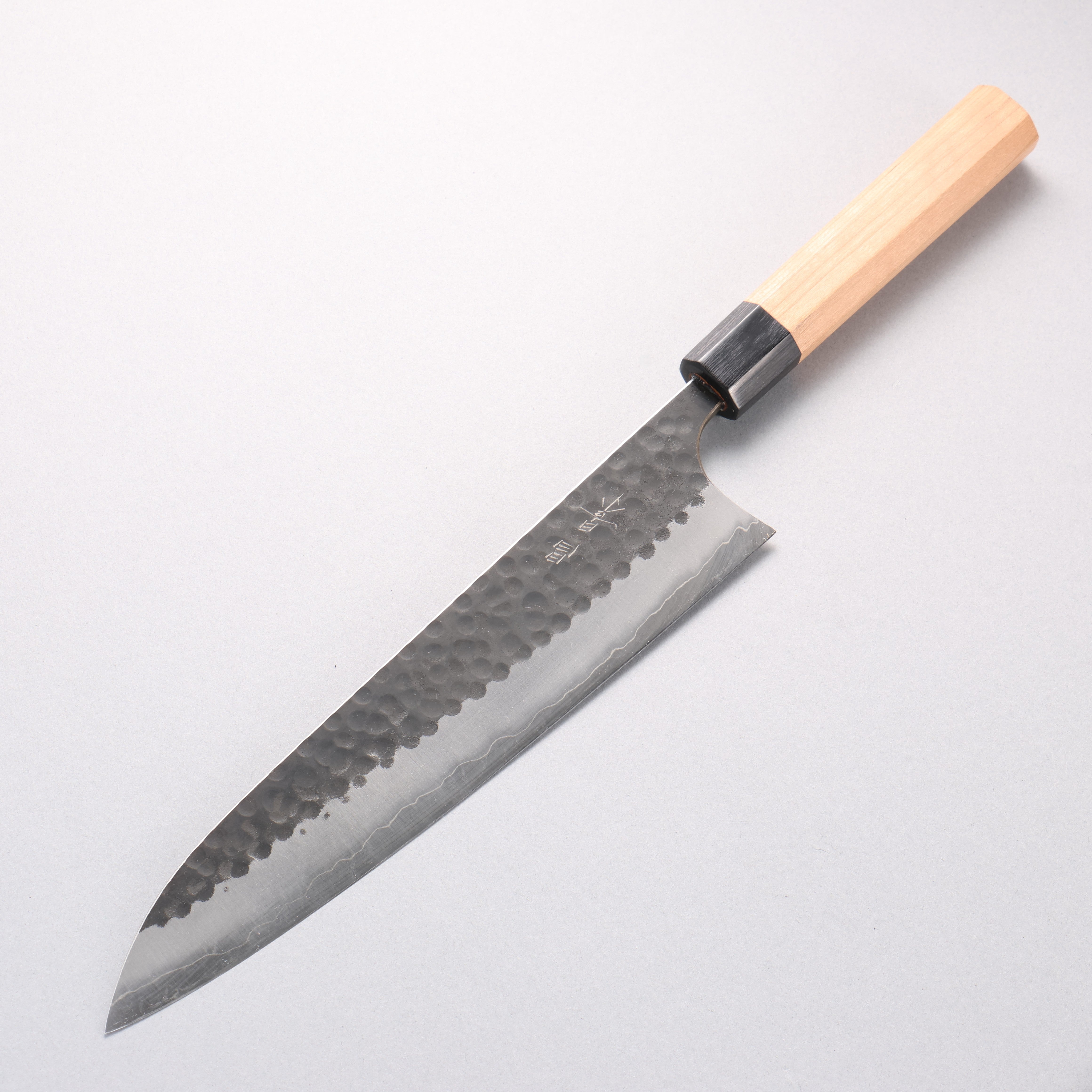 Masakage Koishi Blue Super Black Finished Gyuto 240mm American Cherry Handle - Seisuke Knife