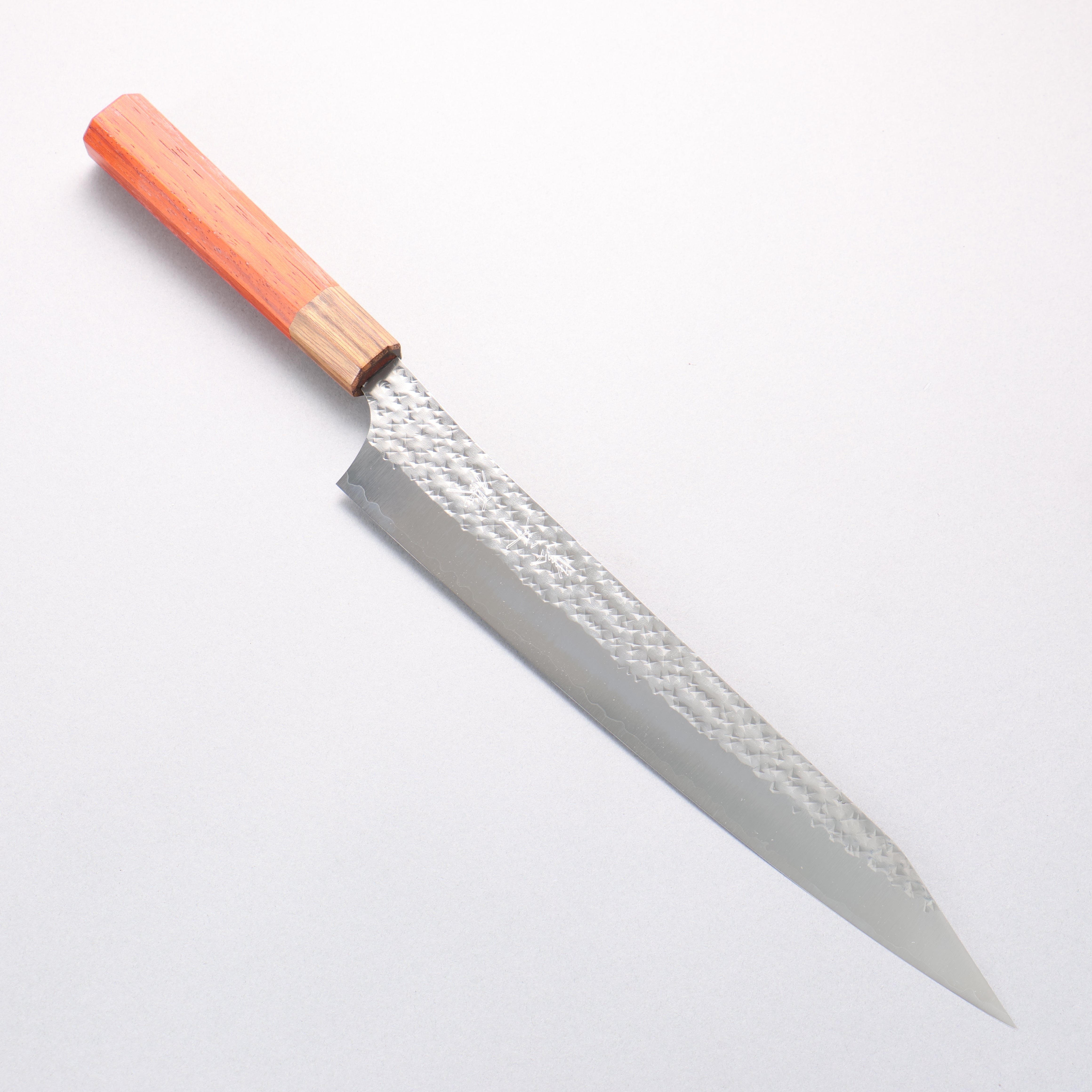 Yu Kurosaki Senko Ei SG2 Hammered Sujihiki 270mm Padoauk Handle - Seisuke Knife