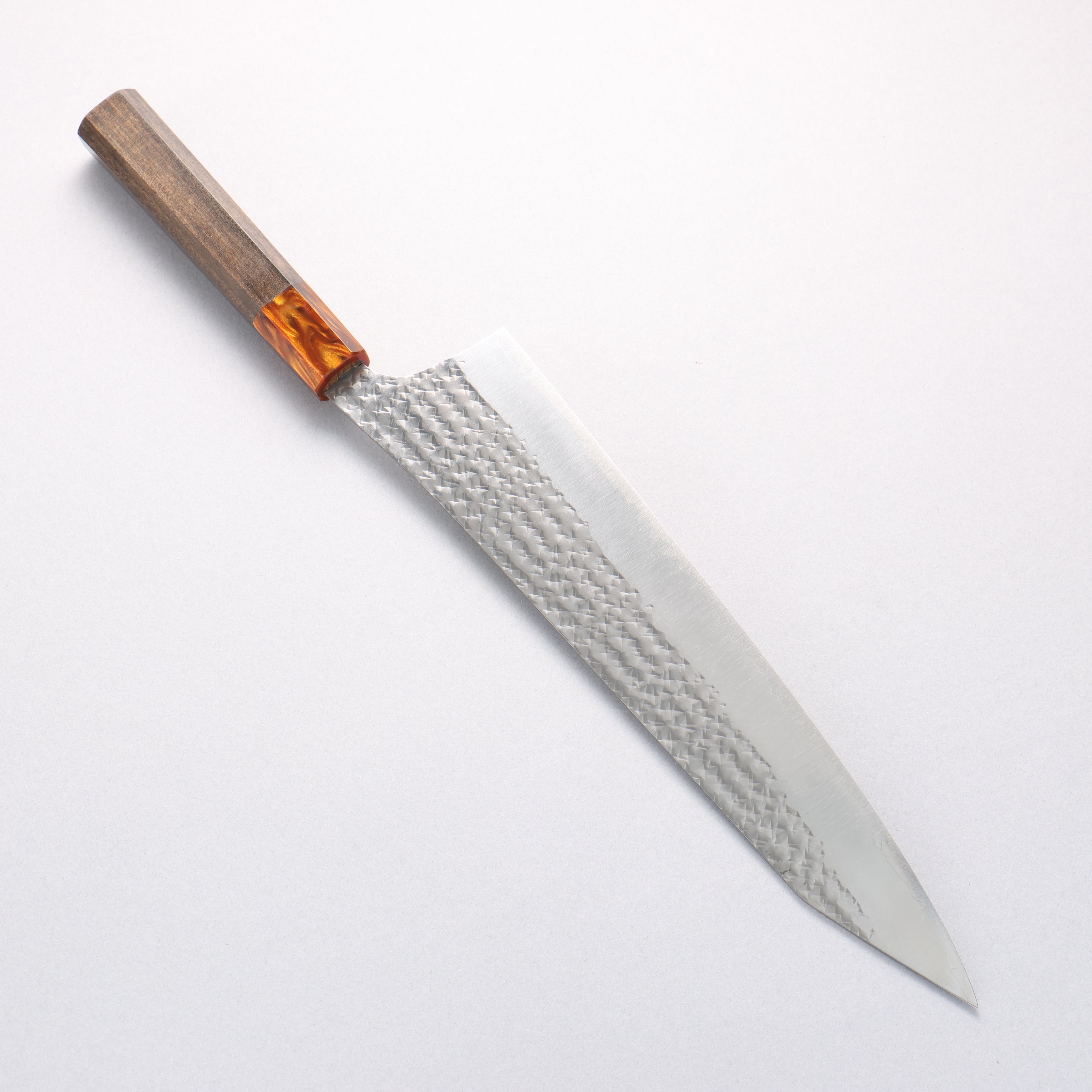 Yu Kurosaki Senko Ei SG2 Hammered Gyuto 270mm Sandalwood (ferrule:Acrylic) Handle - Seisuke Knife