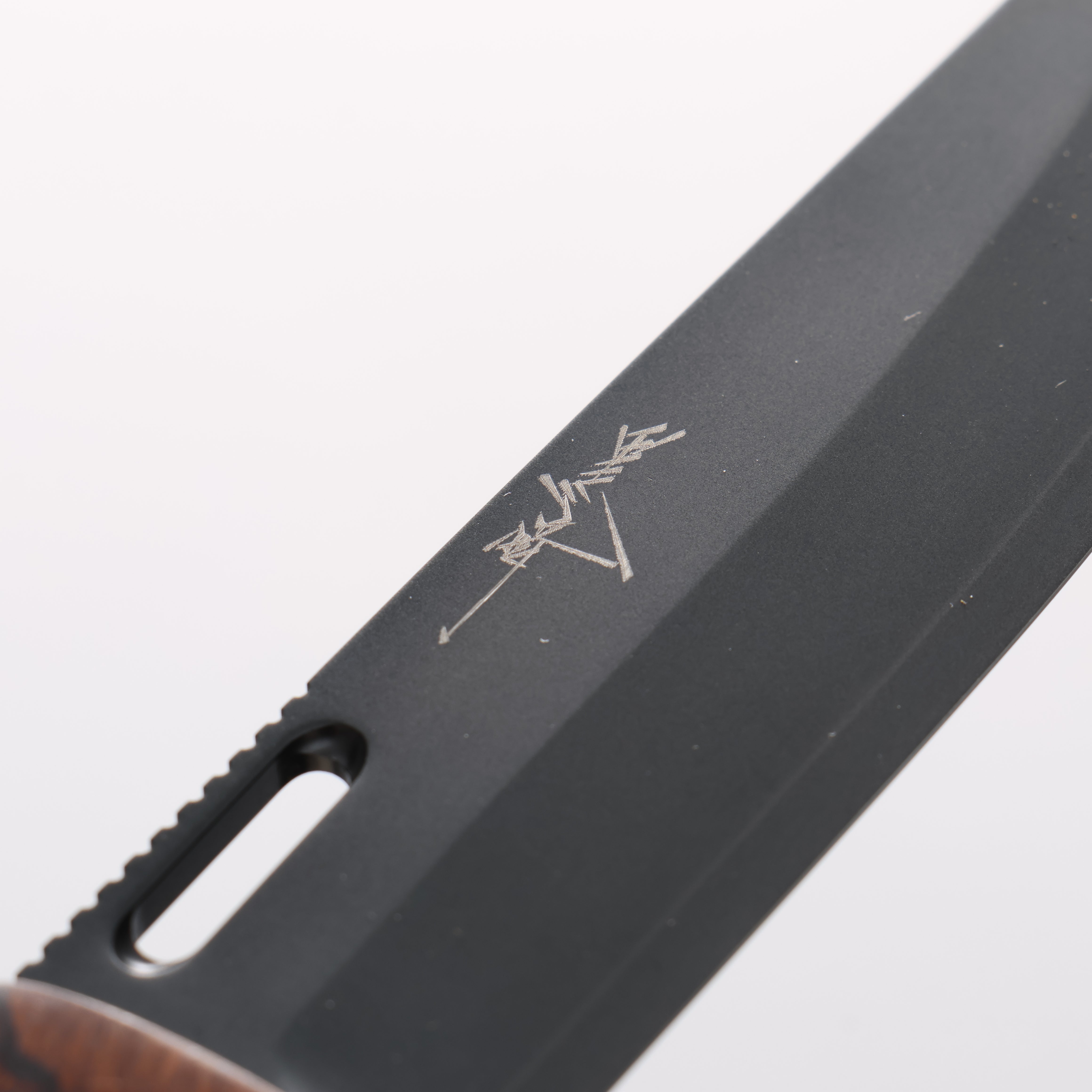 Yu Kurosaki SG2 Black Finished Pocket Knife 100mm Ironwood Handle - Seisuke Knife