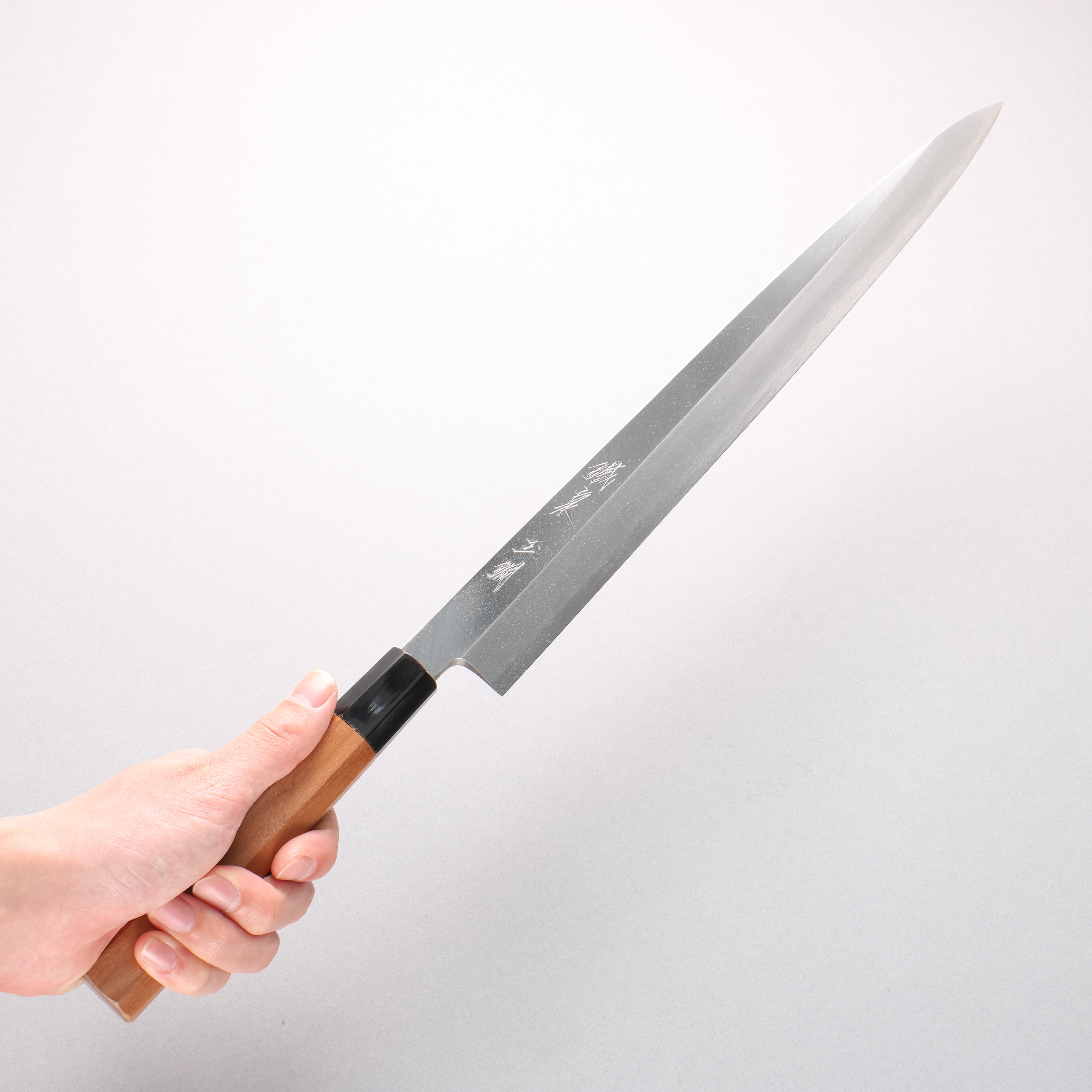 Tessen by Tanaka Tamahagane Yanagiba 315mm Wild Cherry Handle with Sheath - Seisuke Knife