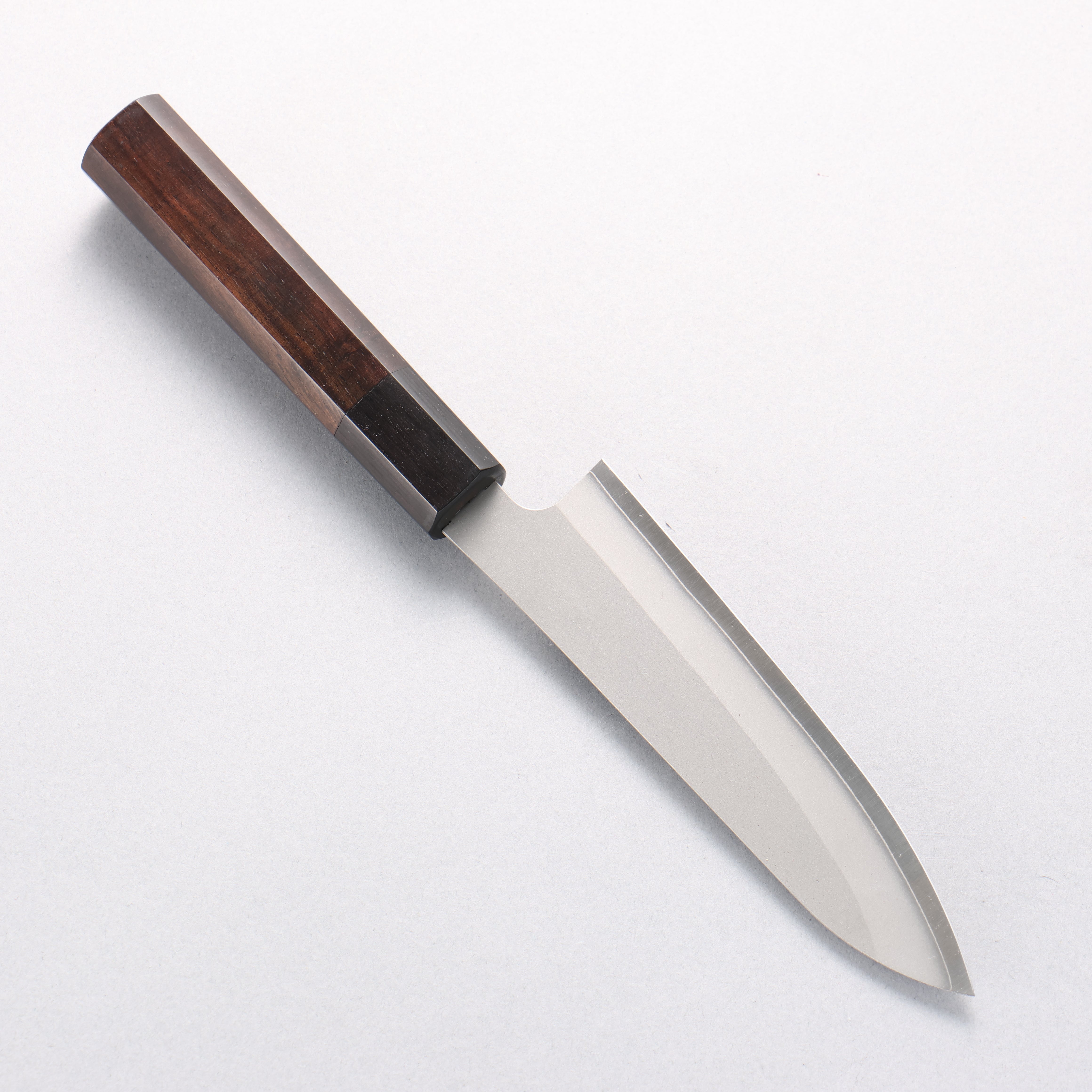 Daruma Silver Steel No.3 Petty-Utility 135mm Shitan & Black Pakkawood Handle - Seisuke Knife