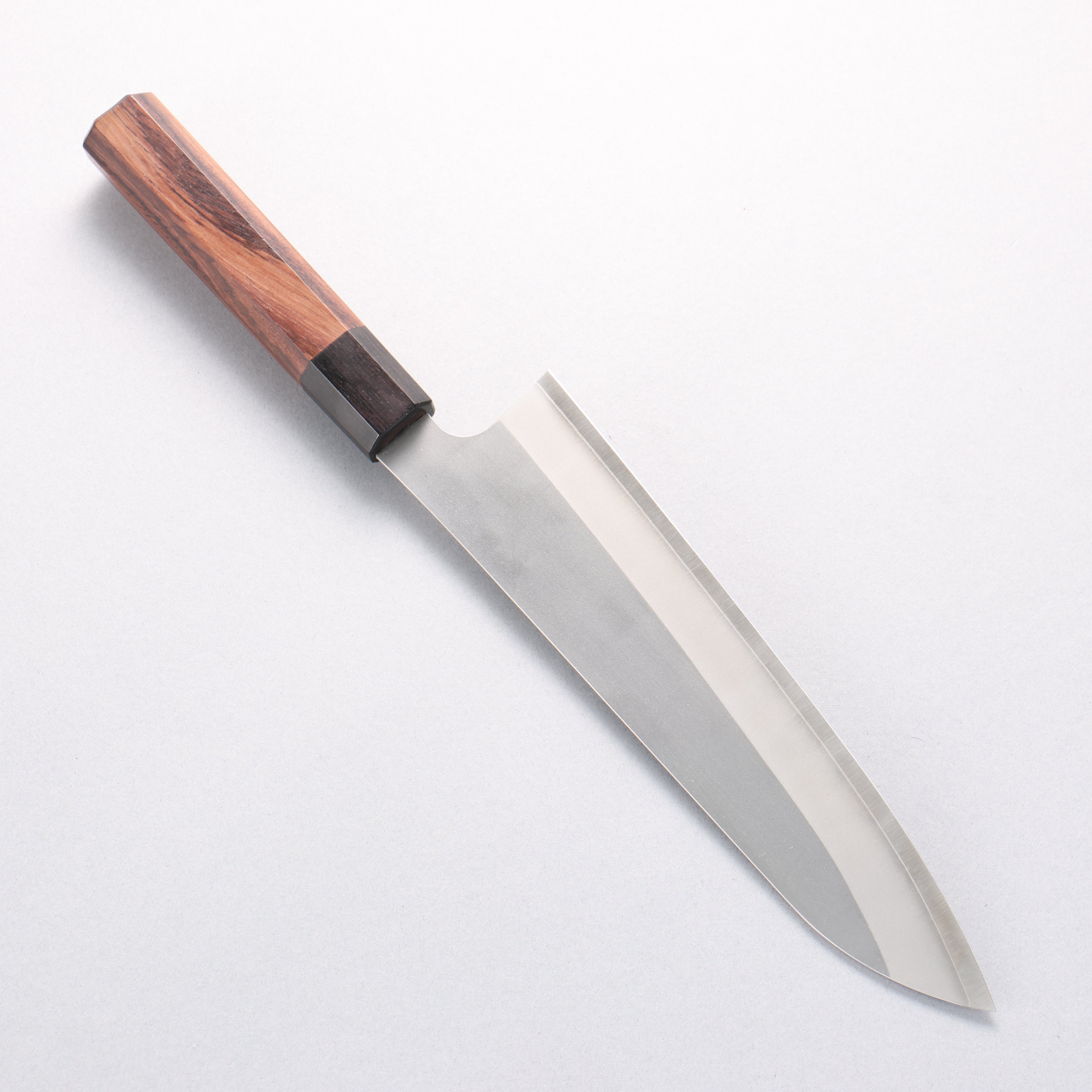 Daruma Silver Steel No.3 Gyuto 210mm Rosewood & Black Pakkawood Handle - Seisuke Knife