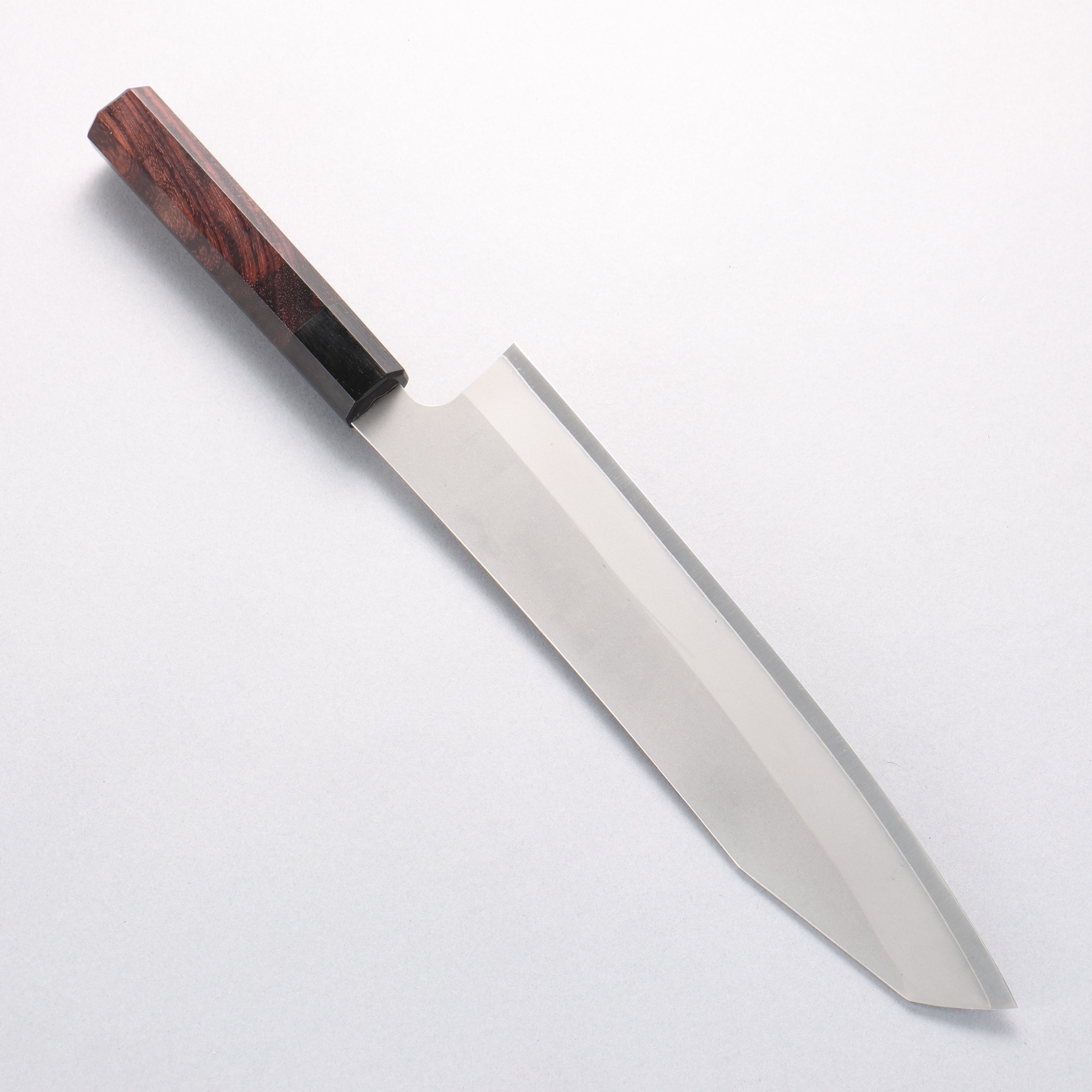 Daruma Silver Steel No.3 Kiritsuke Gyuto 240mm Shitan & Black Pakkawood Handle - Seisuke Knife