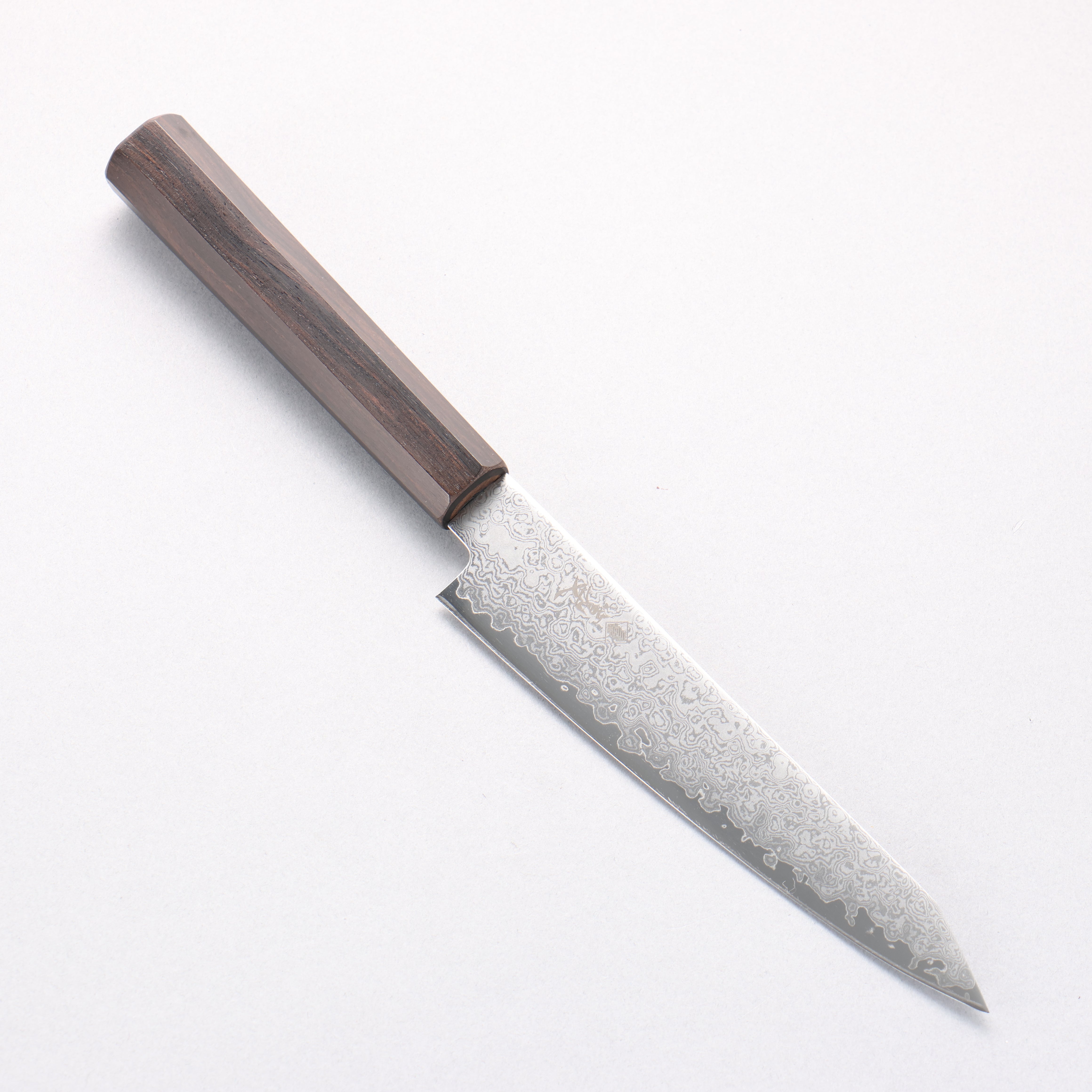 Kanjyo VG10 Damascus Kiritsuke Petty-Utility 150mm Ebony Wood Handle - Seisuke Knife