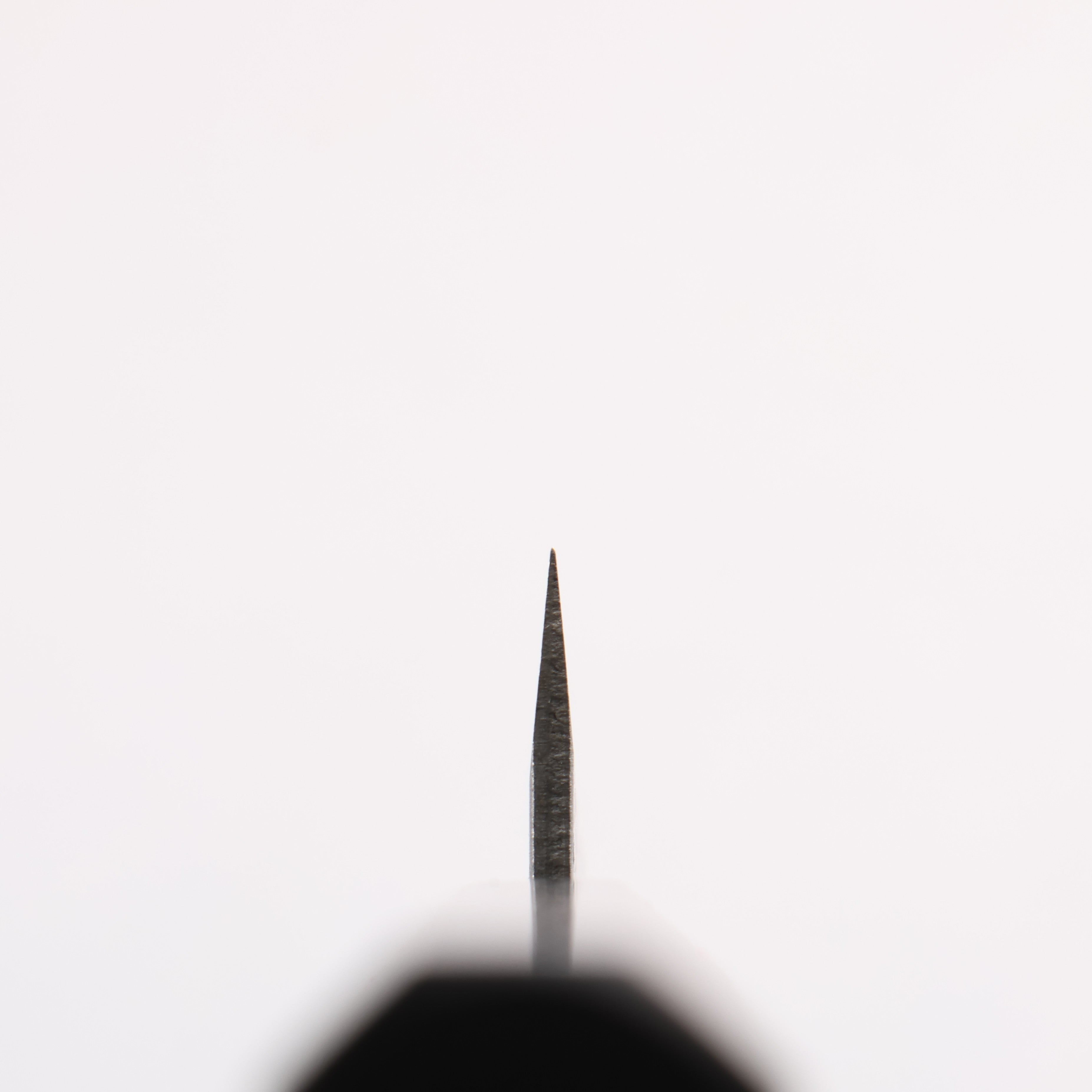 Seisuke Silver Steel No.3 Maru Hammered Petty-Utility 120mm Shitan & Black Pakkawood Handle - Seisuke Knife