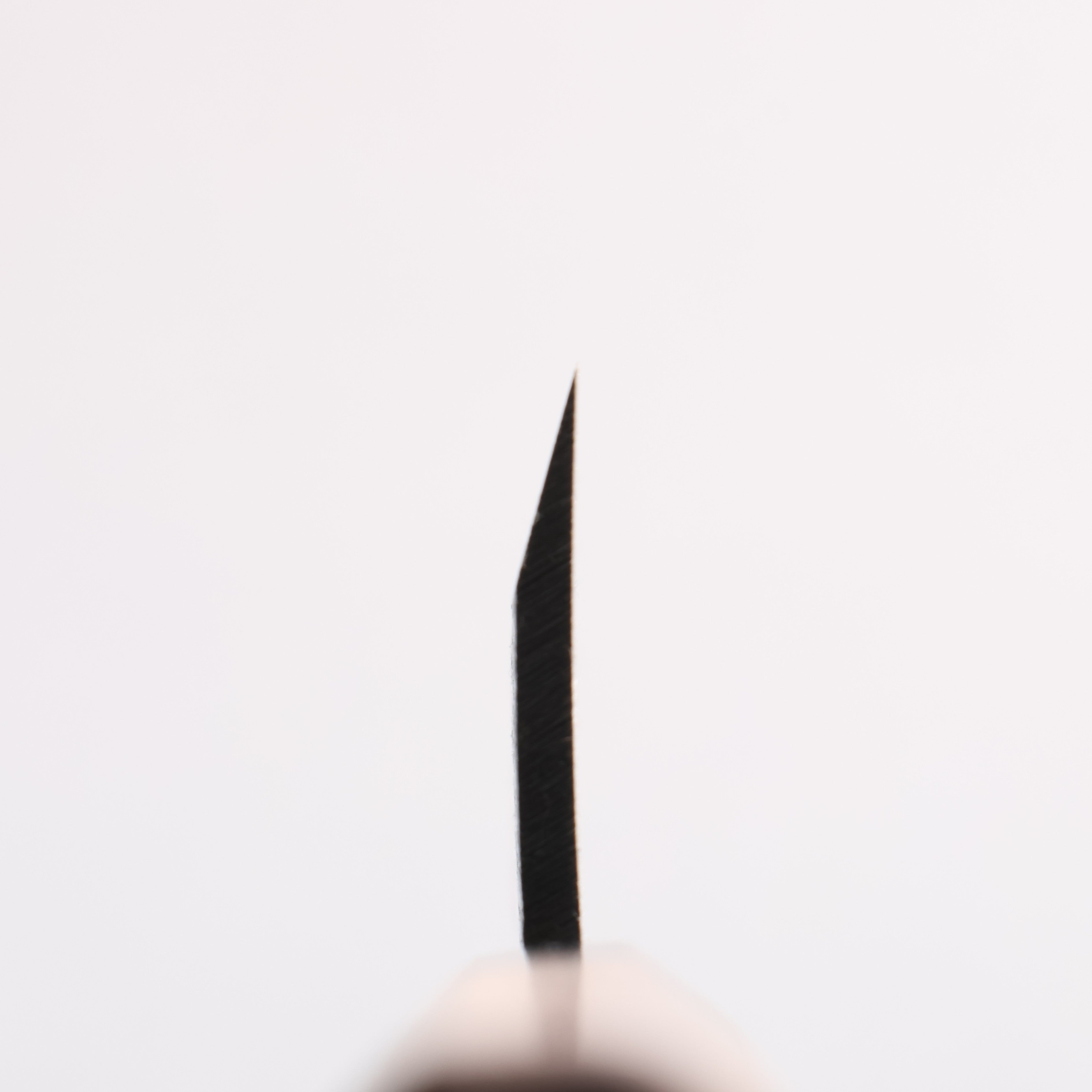 Seisuke Blue Steel No.2 Black Finished Ajikiri 120mm Walnut Handle - Seisuke Knife