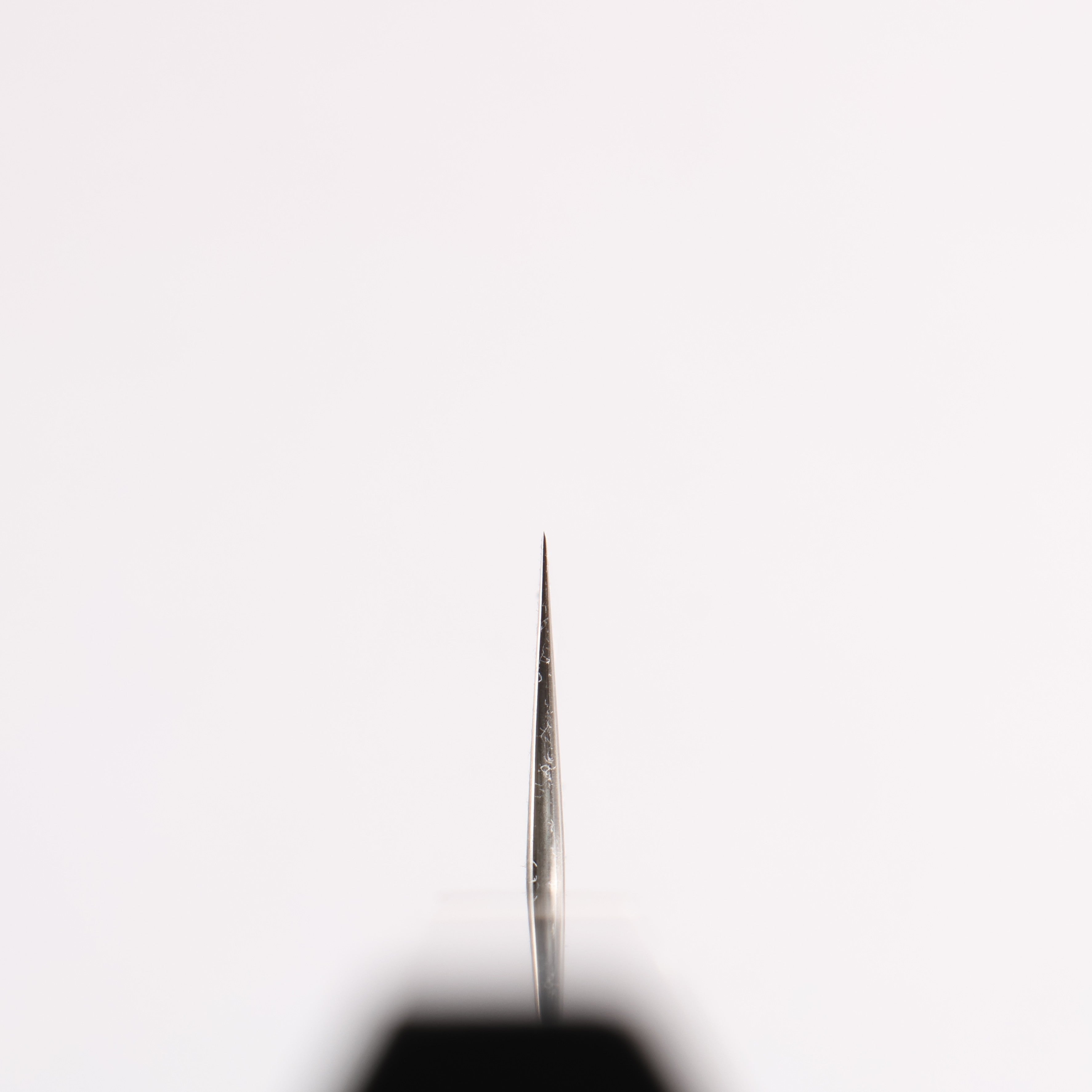 Yoshimi Kato VG10 Black Damascus Kiritsuke Petty-Utility 150mm Ebony Wood & White Ring Handle - Seisuke Knife