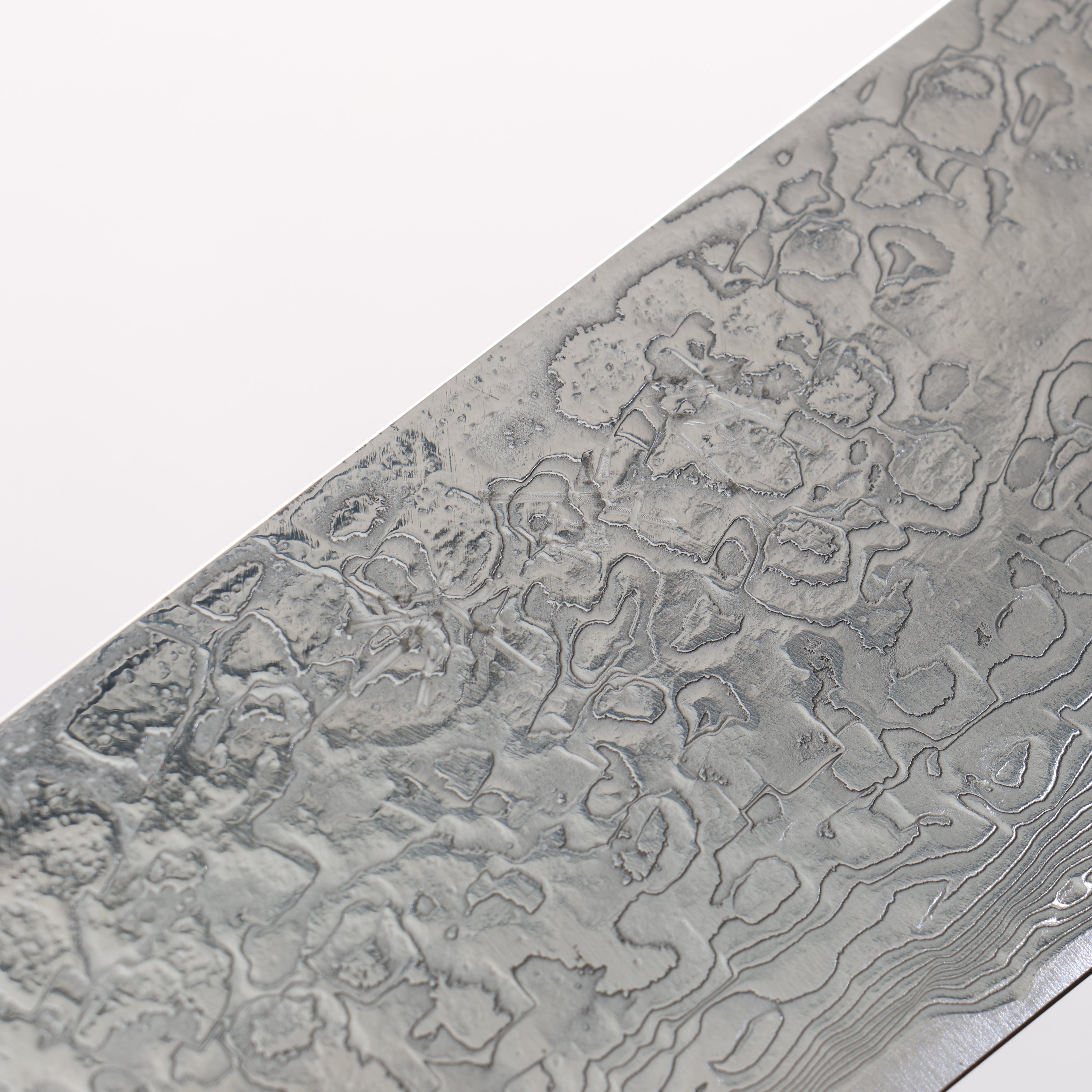 Takeshi Saji SG2 Diamond Finish Damascus Nakiri 165mm Orange Cow Bone Handle - Seisuke Knife