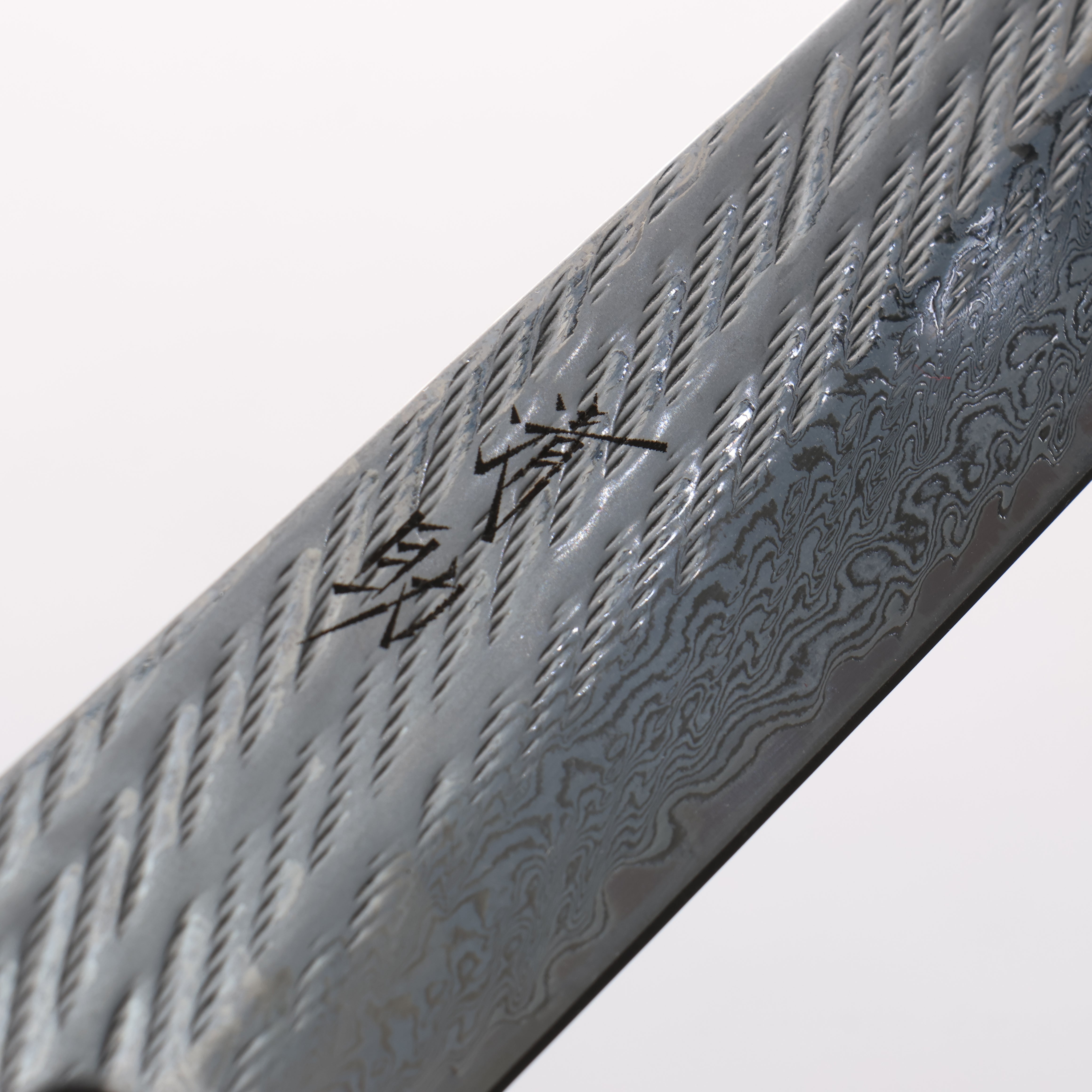 Seisuke AUS10 Damascus Rope Pattern Sujihiki 240mm Burnt Oak Handle - Seisuke Knife
