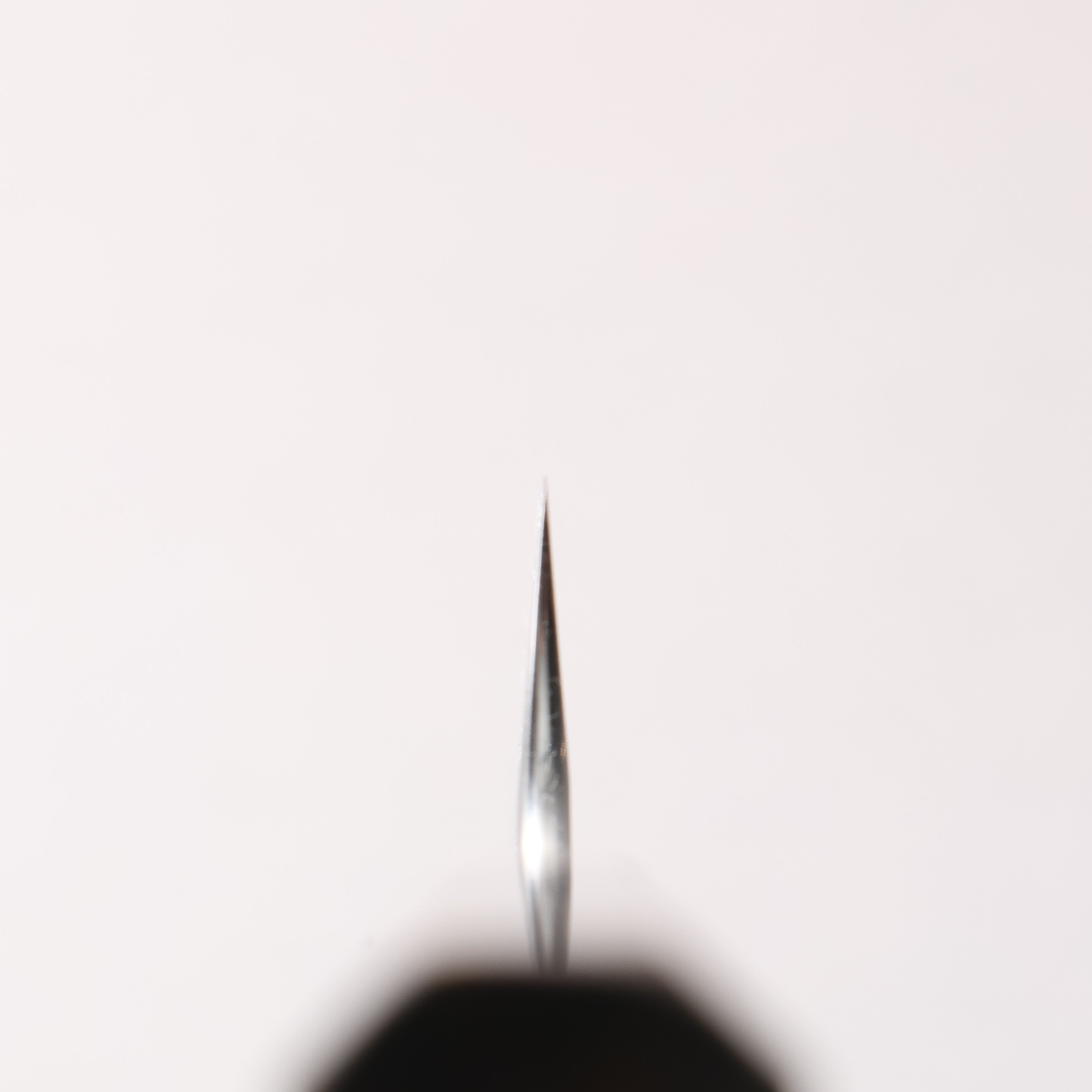 Yoshimi Kato SG2 Nashiji Kengata Petty-Utility 170mm Stabilized Birch & Black Resin Handle - Seisuke Knife