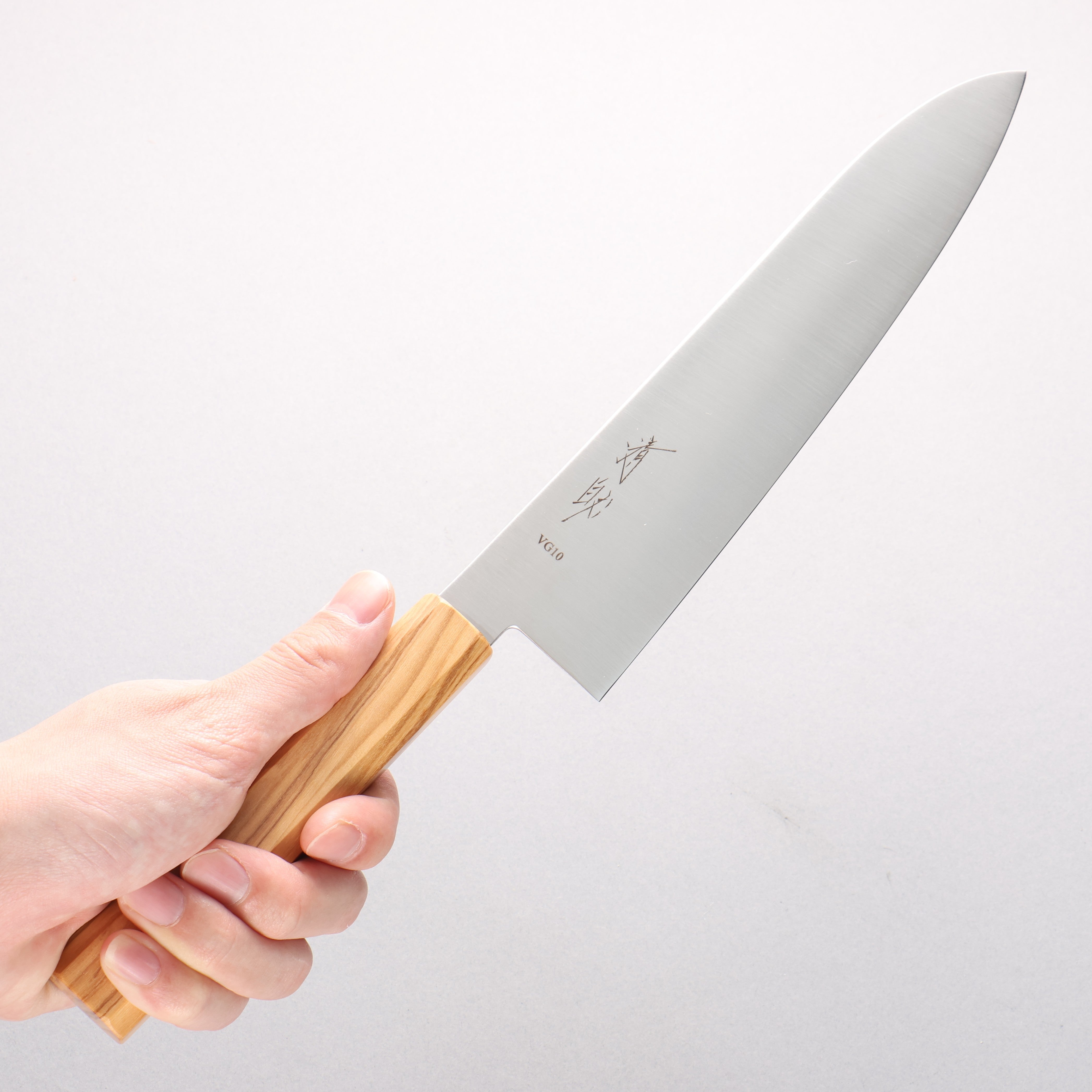 Seisuke Coreless VG10 Gyuto 210mm Olive Wood Handle - Seisuke Knife