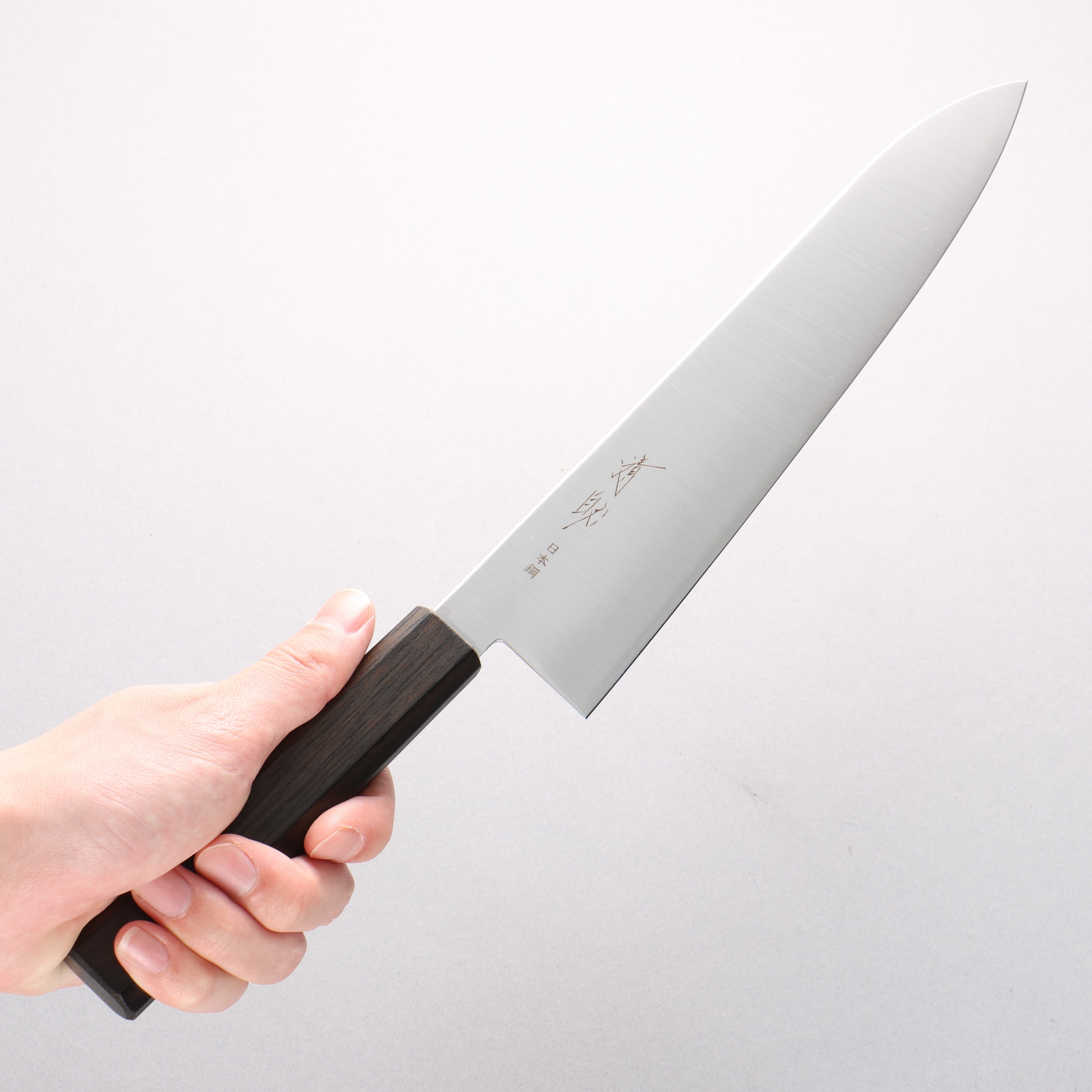 Seisuke SK-4 Gyuto 240mm Burnt Oak (Lacquered) Handle - Seisuke Knife