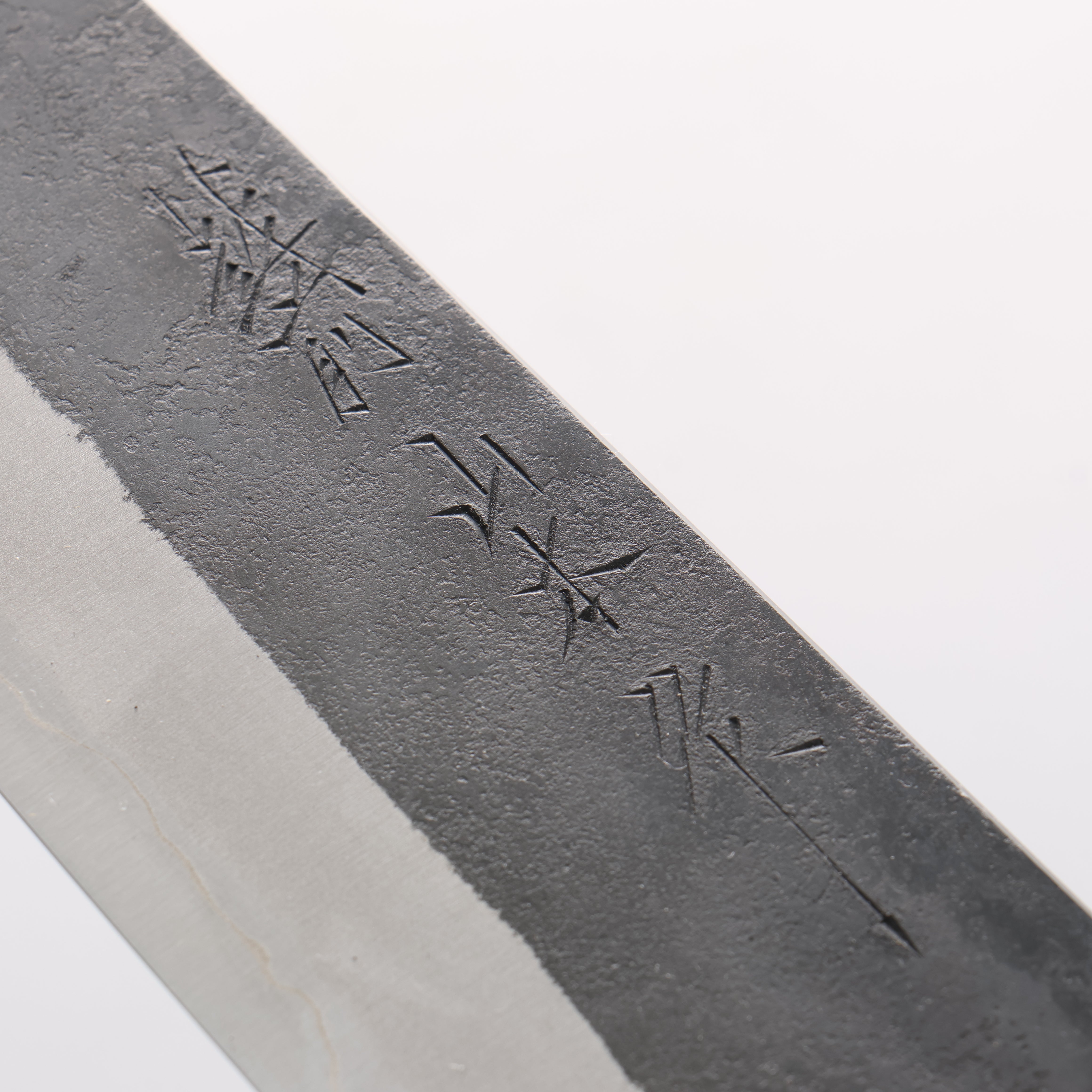 Nao Yamamoto Blue Super Kurouchi Gyuto 240mm Walnut Handle - Seisuke Knife