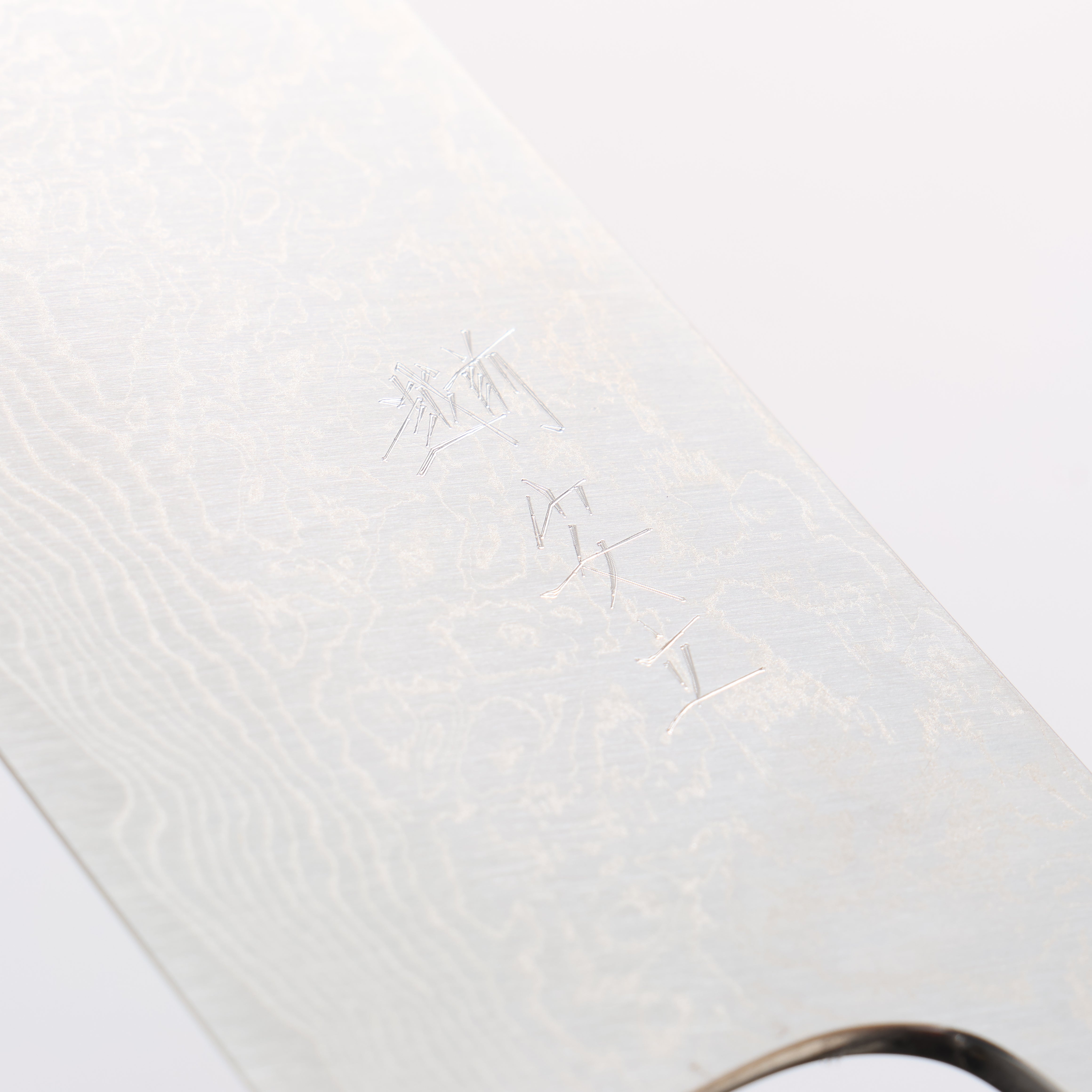Anryu VG10 Migaki Finished Damascus Santoku 170mm Olive Wood Handle - Seisuke Knife
