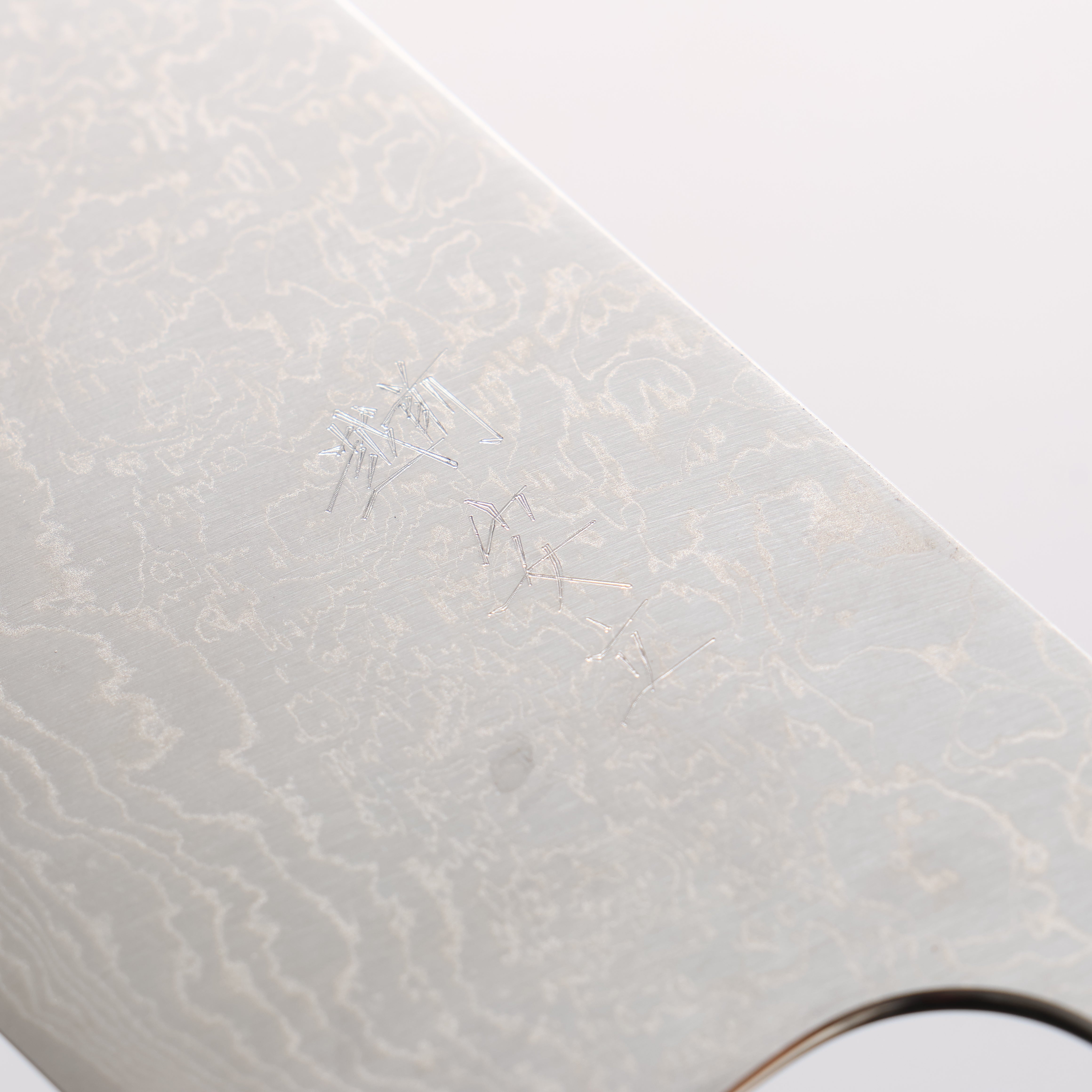 Anryu VG10 Migaki Damascus Nakiri 165mm Olive Wood Handle - Seisuke Knife